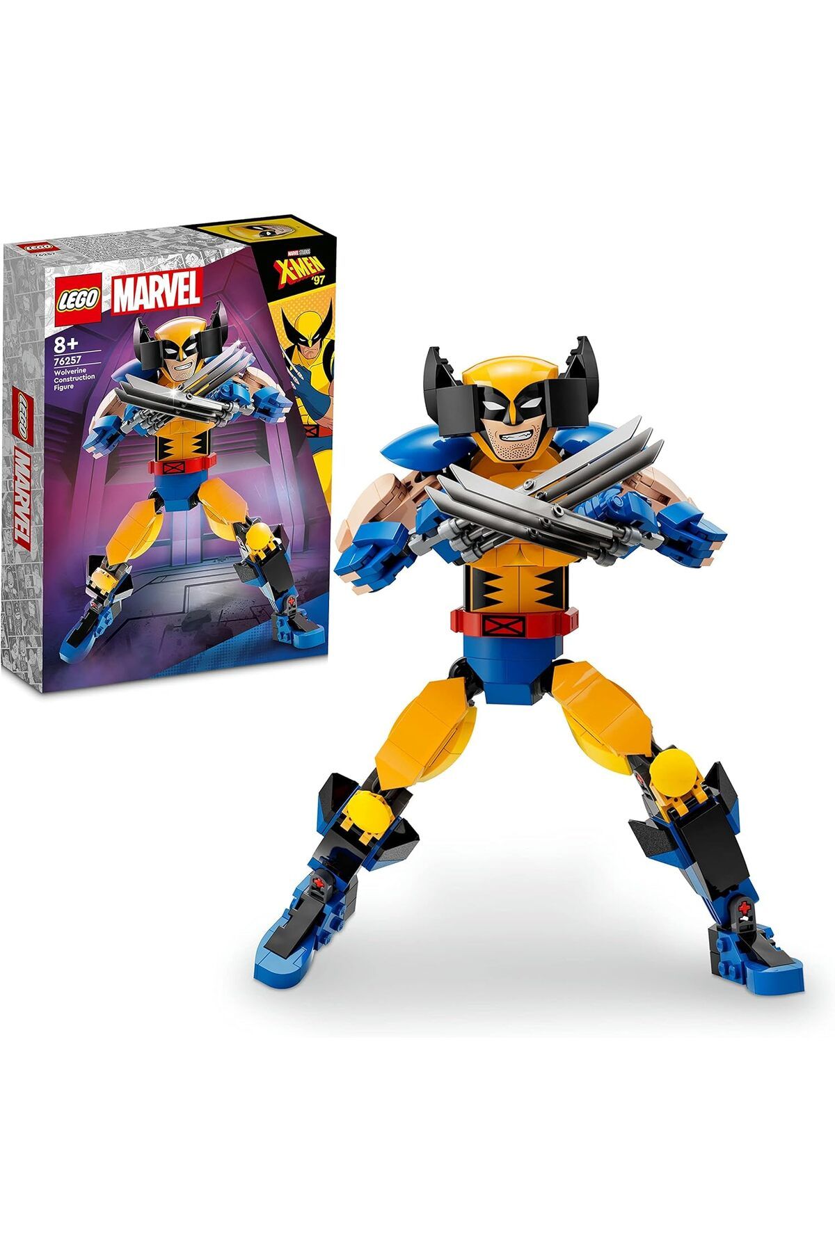 STOREMAX shopmst ® Marvel Super Heroes Wolverine Yapım Figürü 76257-8 Yaş Ve Üzeri Çocuklar Için Tam