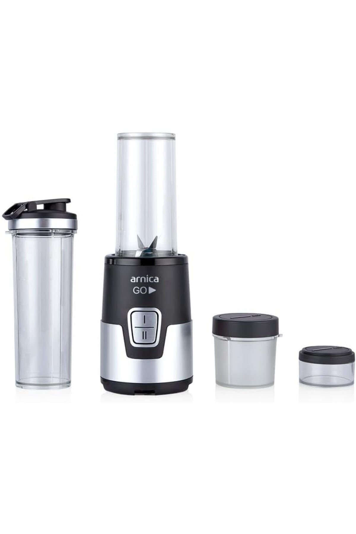MCreative Go Inox Kisisel Blender Siyah Gri