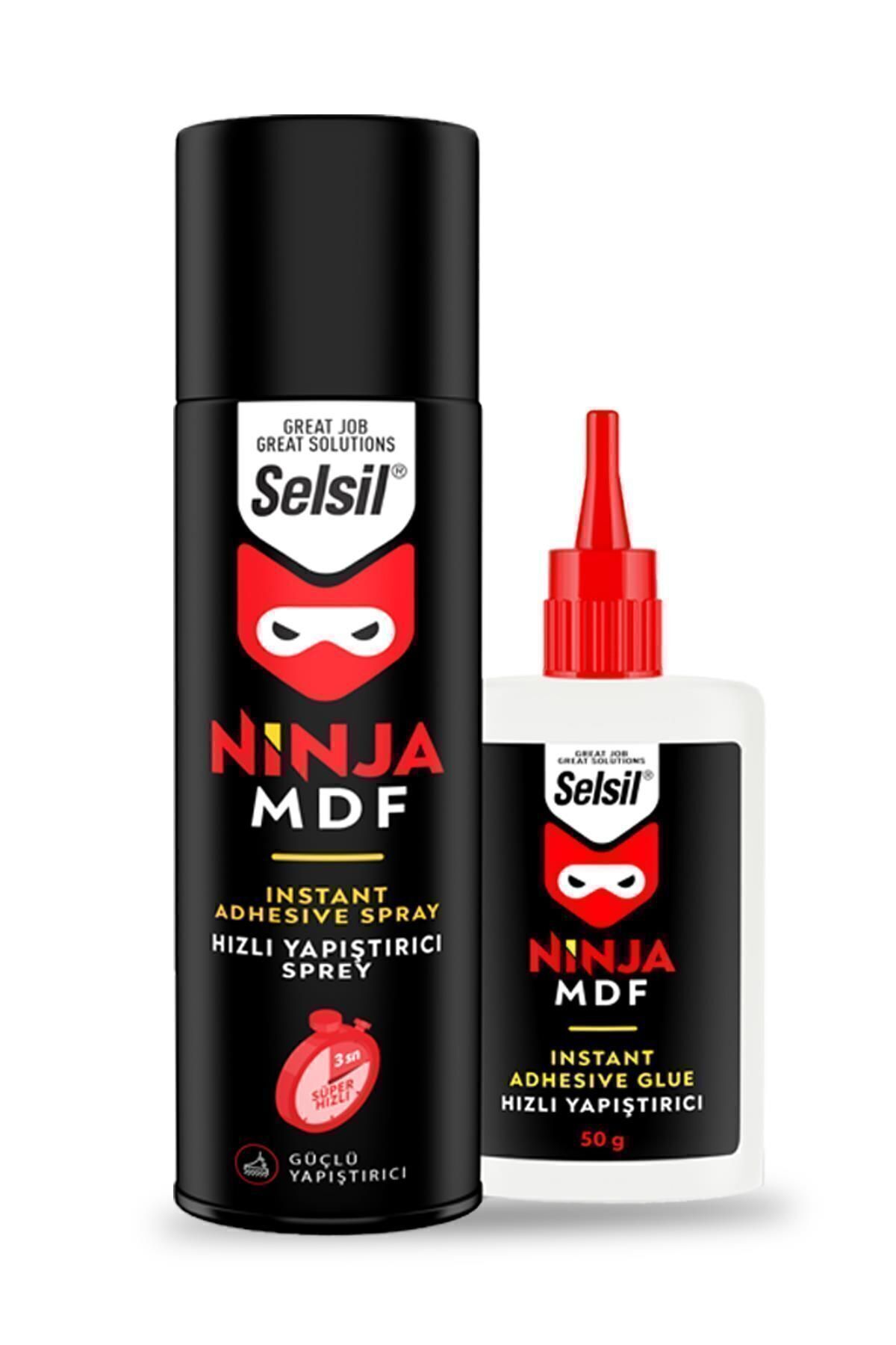 Selsil Ninja Süper Hızlı Yapıştırıcı 400ml. - 100ml.