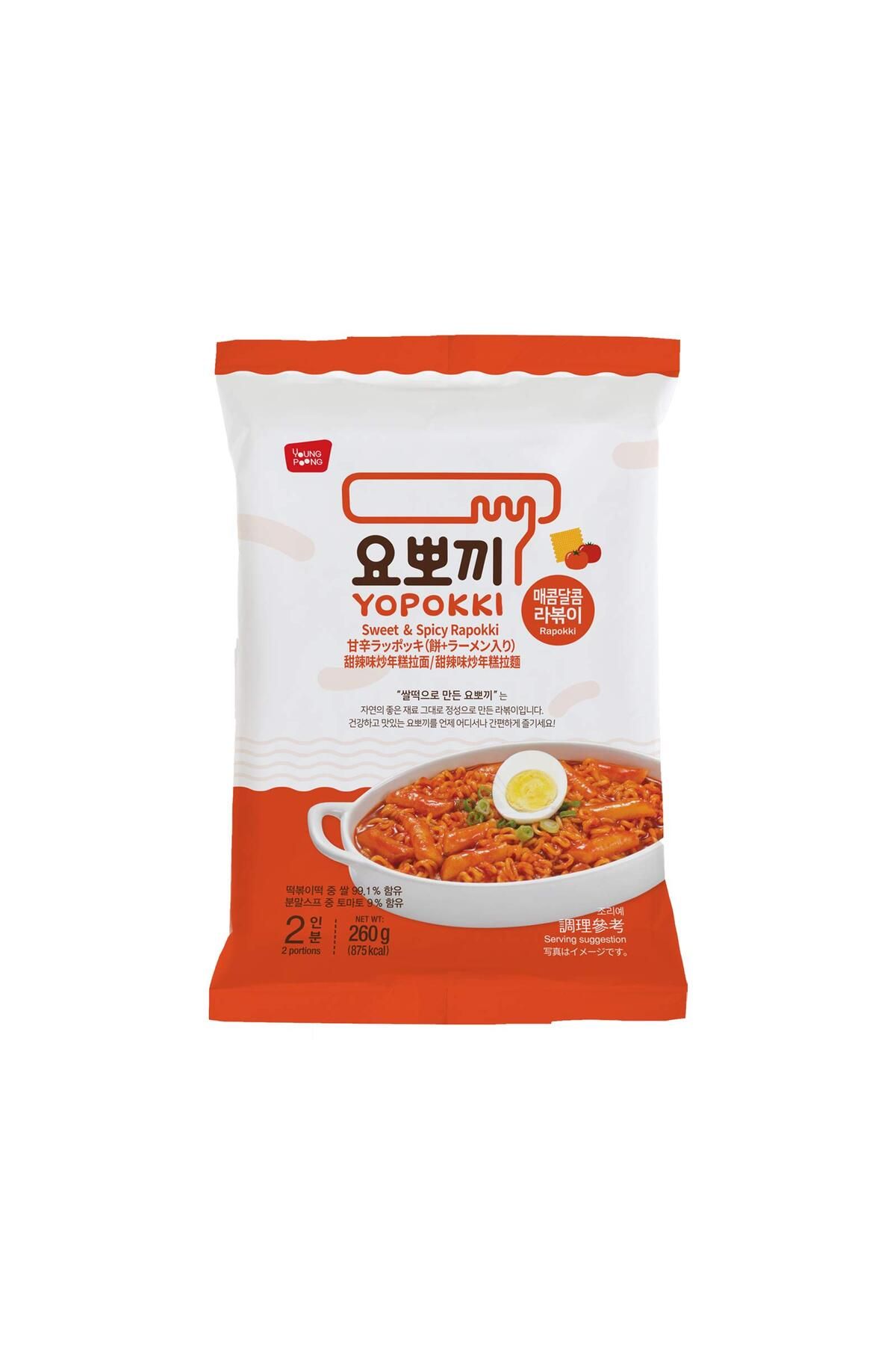 Young Poong Yopokki Sweet & Spicy Rapokki 260g