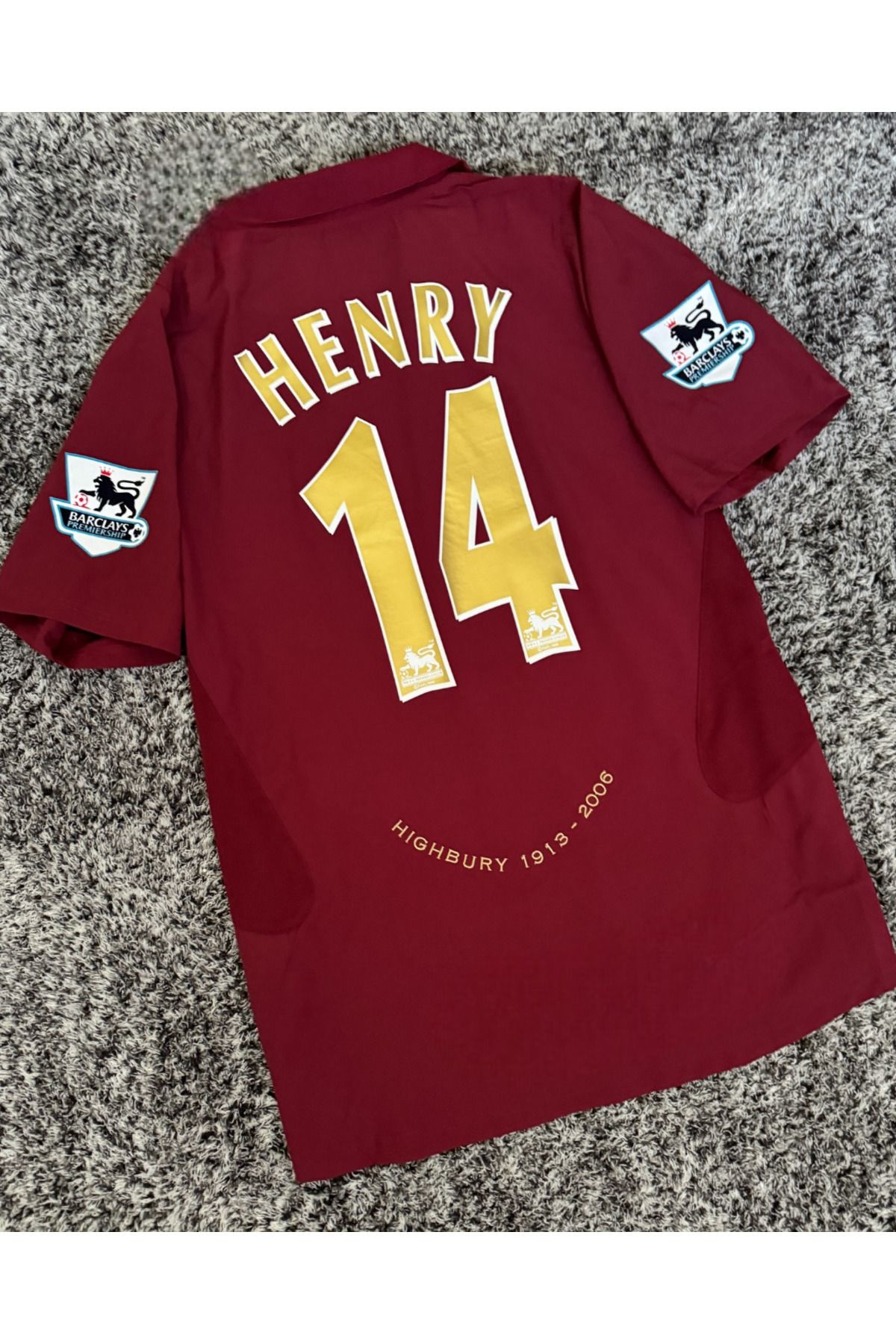 Legent Lady Arsenal Henry 05/06 Özel Iç Saha Forması Retro Futbol Forması Hava Alabilen Özel Forma Kumaşı