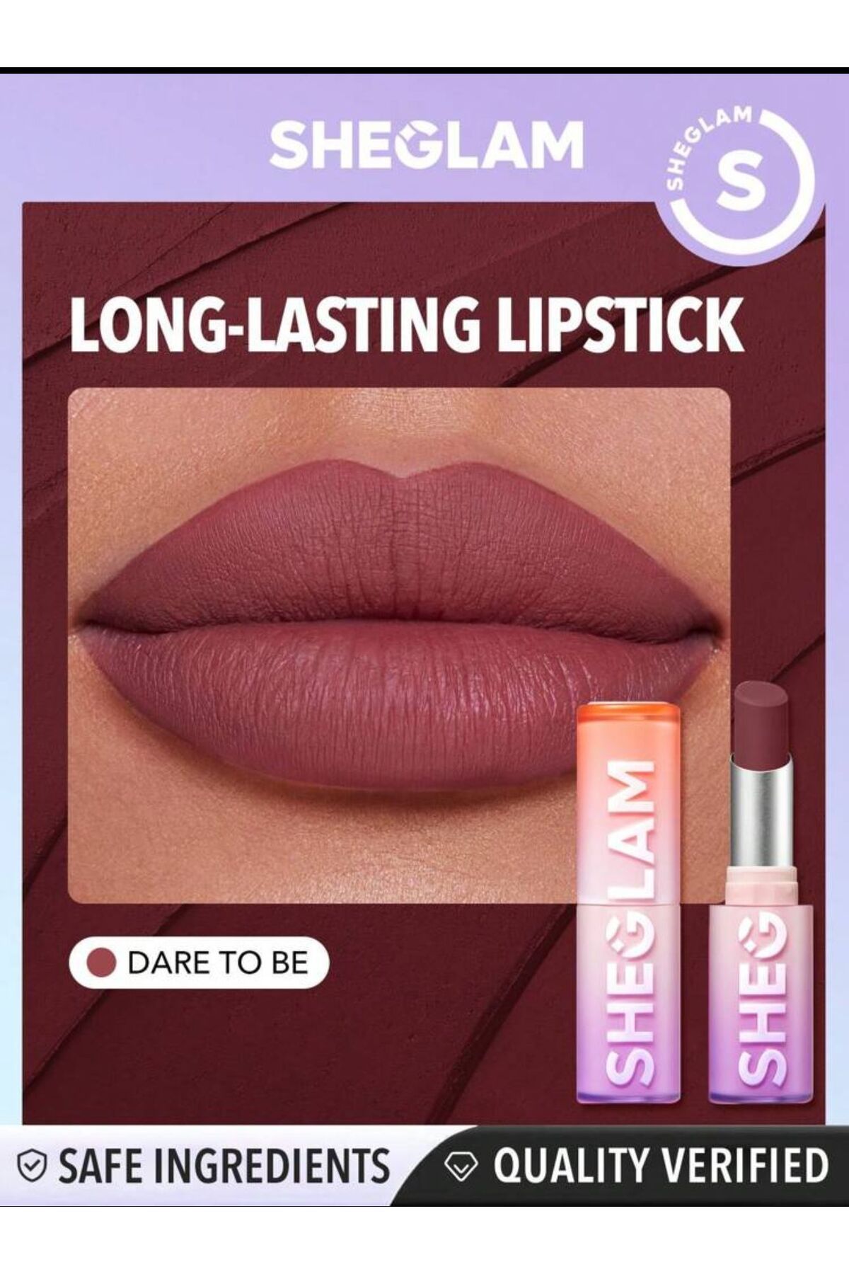 SHEGLAM dynamatte boom long lastıng matte lipstick