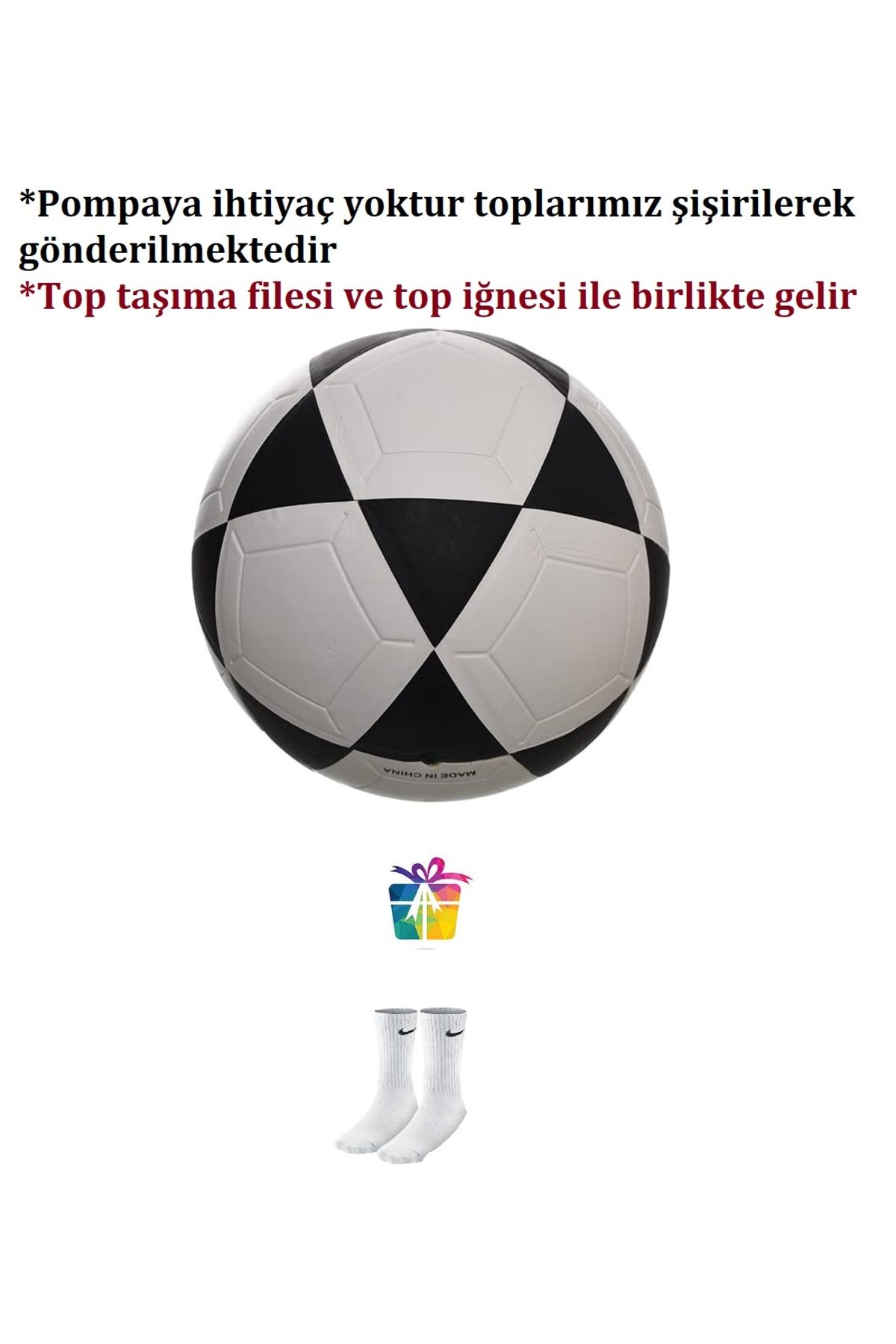 MUBX Tüm Zeminlere Uygun Kauçuk Futbol Topu (Beton,Toprak,Çim ) Sert Zemin Futbol Top