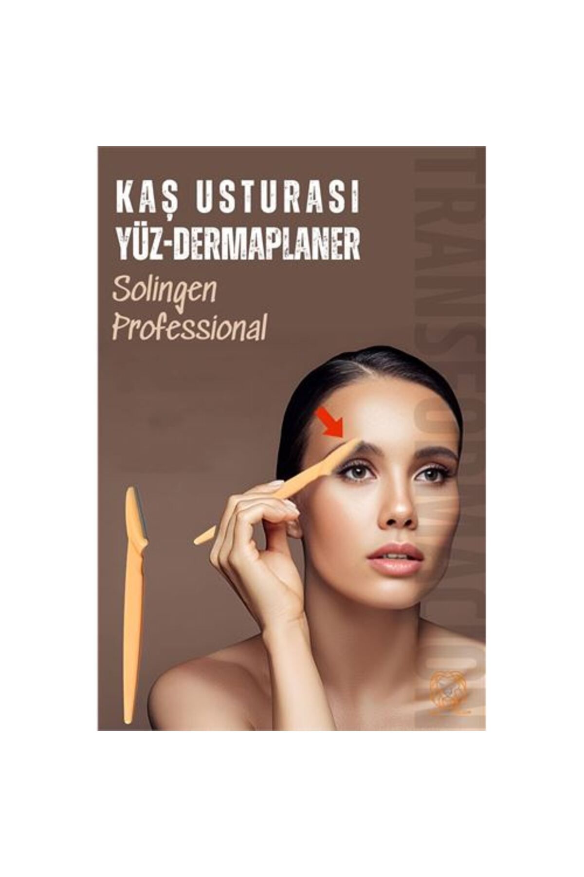 ModaCar Kaş Şekillendirici Kaş Dermaplaner Yüz Usturası Solingen Professional