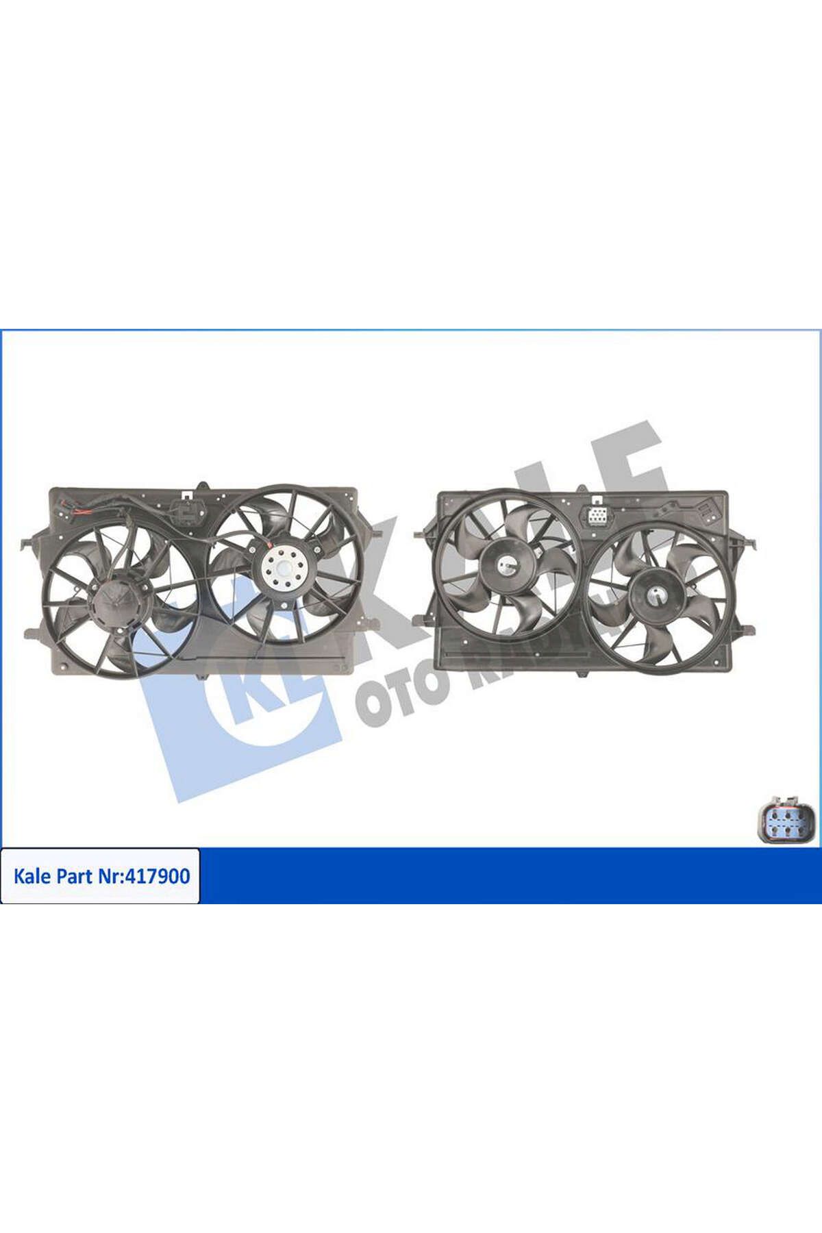 KALE FAN MOTORU DAVLUMBAZLI FORD FOCUS 280-220W-300-300mm 102008