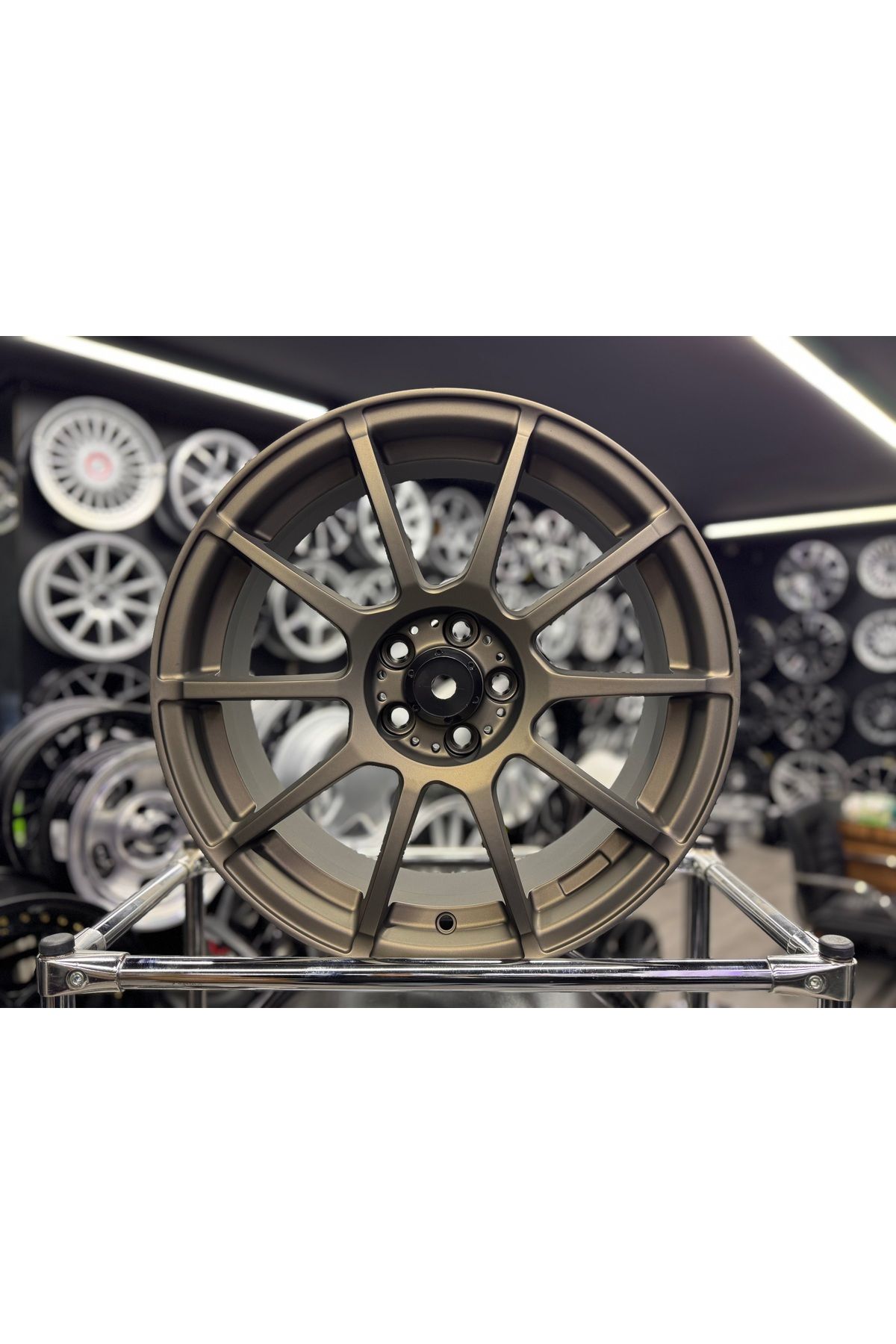 gzm 17 İNC 5X100 SPARCO ASSETTO GARA JANT TAKIMI MAT BRONZ (4 ADET) Uyumlu