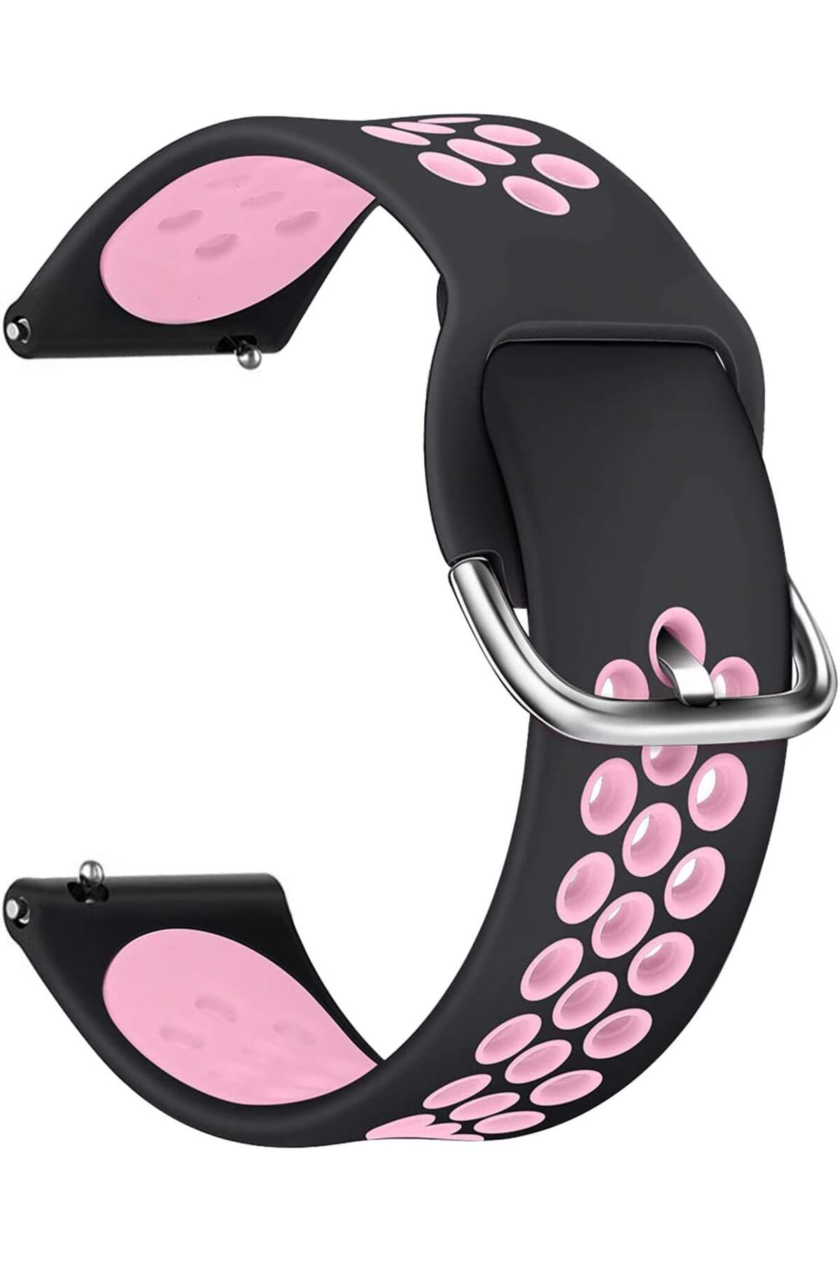 STOREMAX mrttnca Xiaomi Amazfit GTR 47mm Rainbow Sport Band için Kordon Siyah Pembe trndymrt 1087243