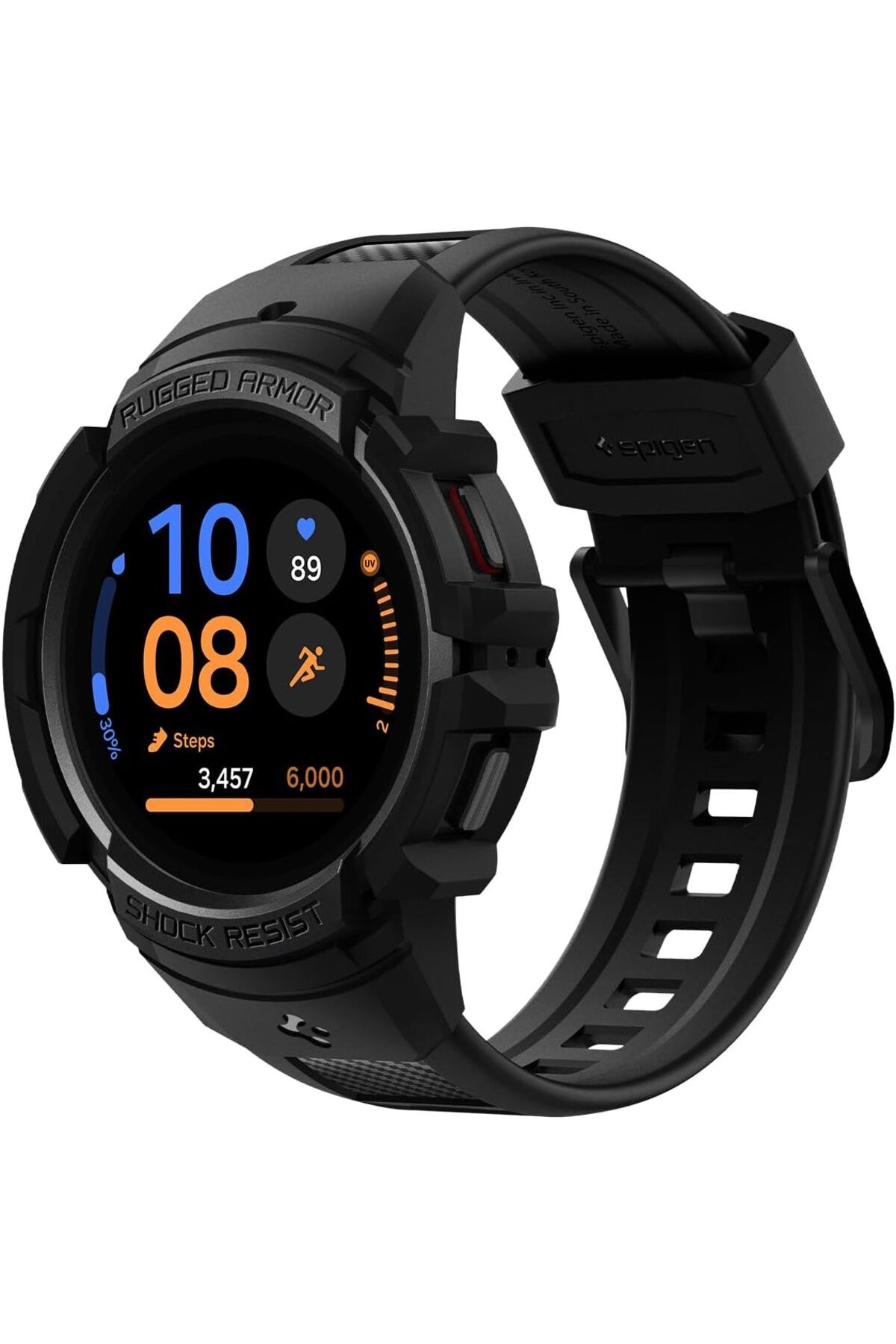 MCreative crashop Galaxy Watch 5 / 4 (40mm) Kılıf & Kordon Kayış Rugged Armor Pro Black - ACS03831  107314