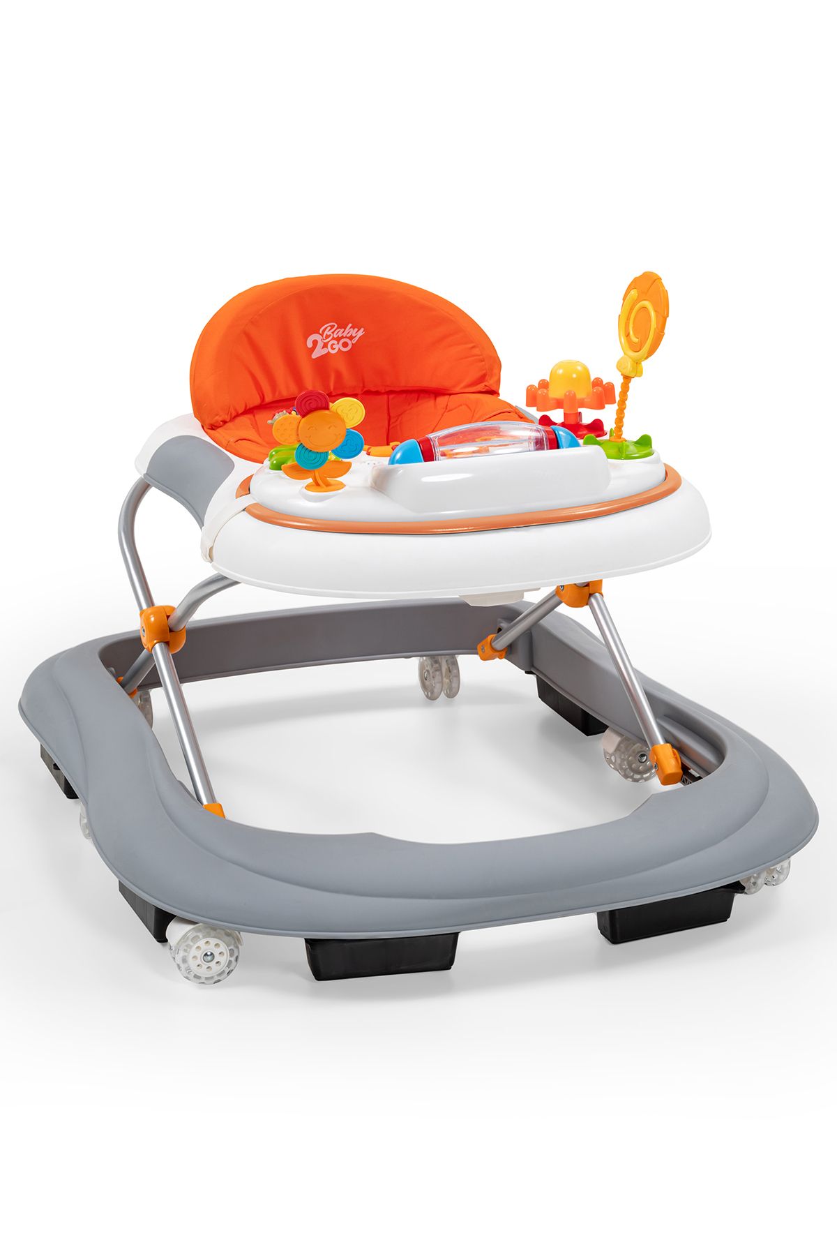 Baby2Go Toodle Lüks Yürüteç Turuncu