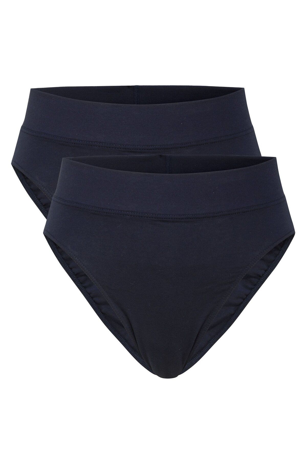 Calida-Damen Slip, 2er Pack - Elastic, High Waist, Softbund, Single Jersey 5