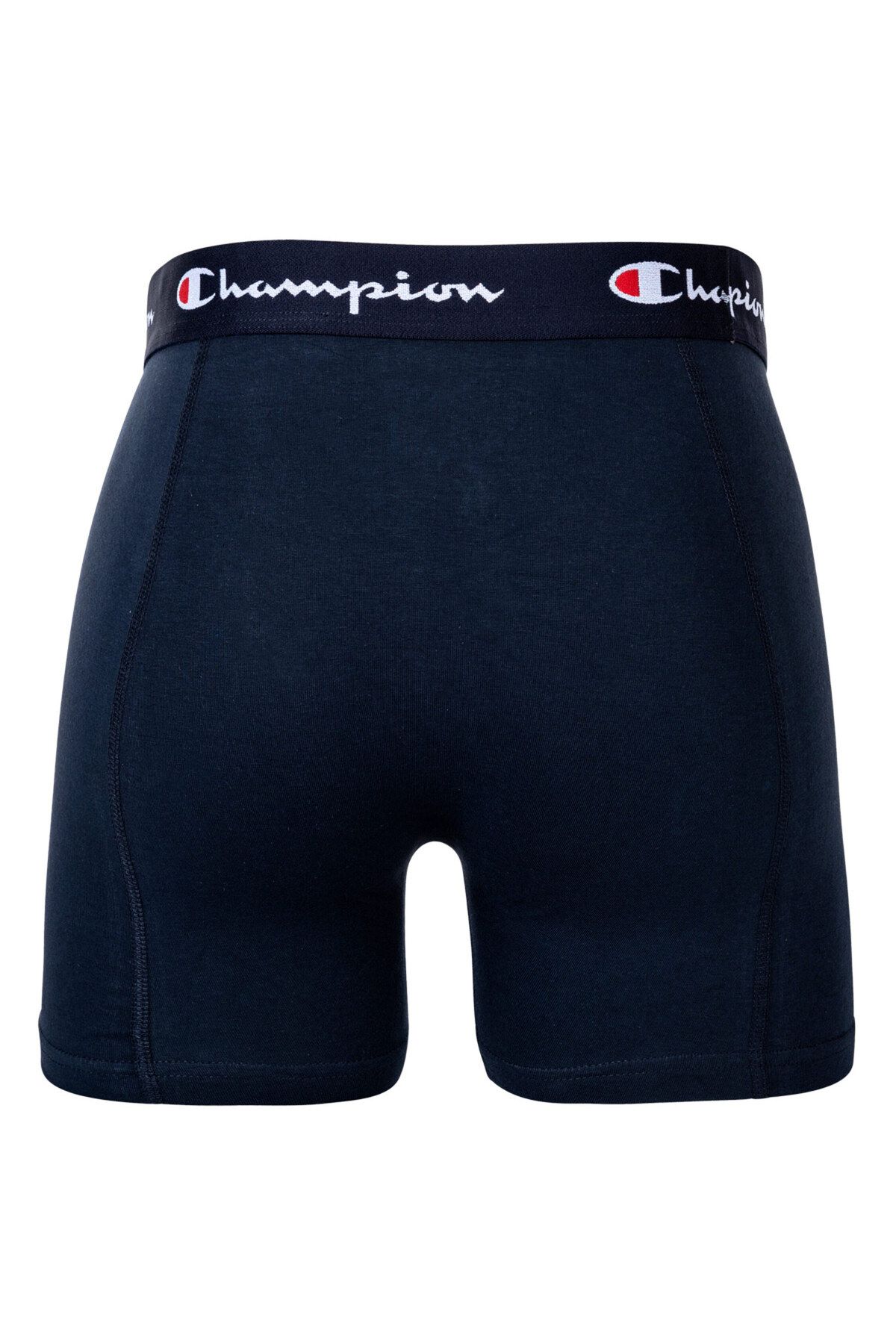 Champion-Herren Trunks, 2er Pack -Boxershorts, Baumwolle, Logobund, einfarbig 3