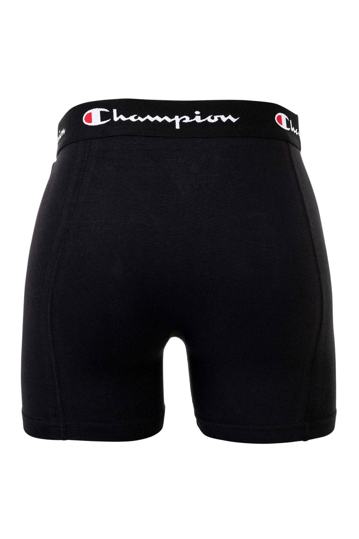 Champion-Herren Boxershorts, 4er Pack - Baumwolle, Logobund, einfarbig 5