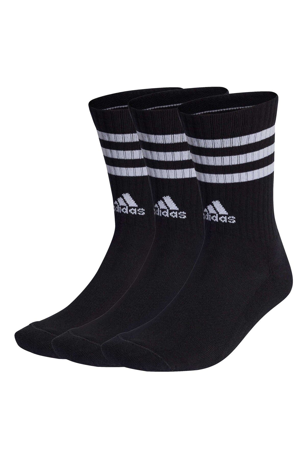 adidas-Unisex Socken, 6er Pack - 3-Streifen Cushioned Crew, Logo, Streifen, gepolstert 2