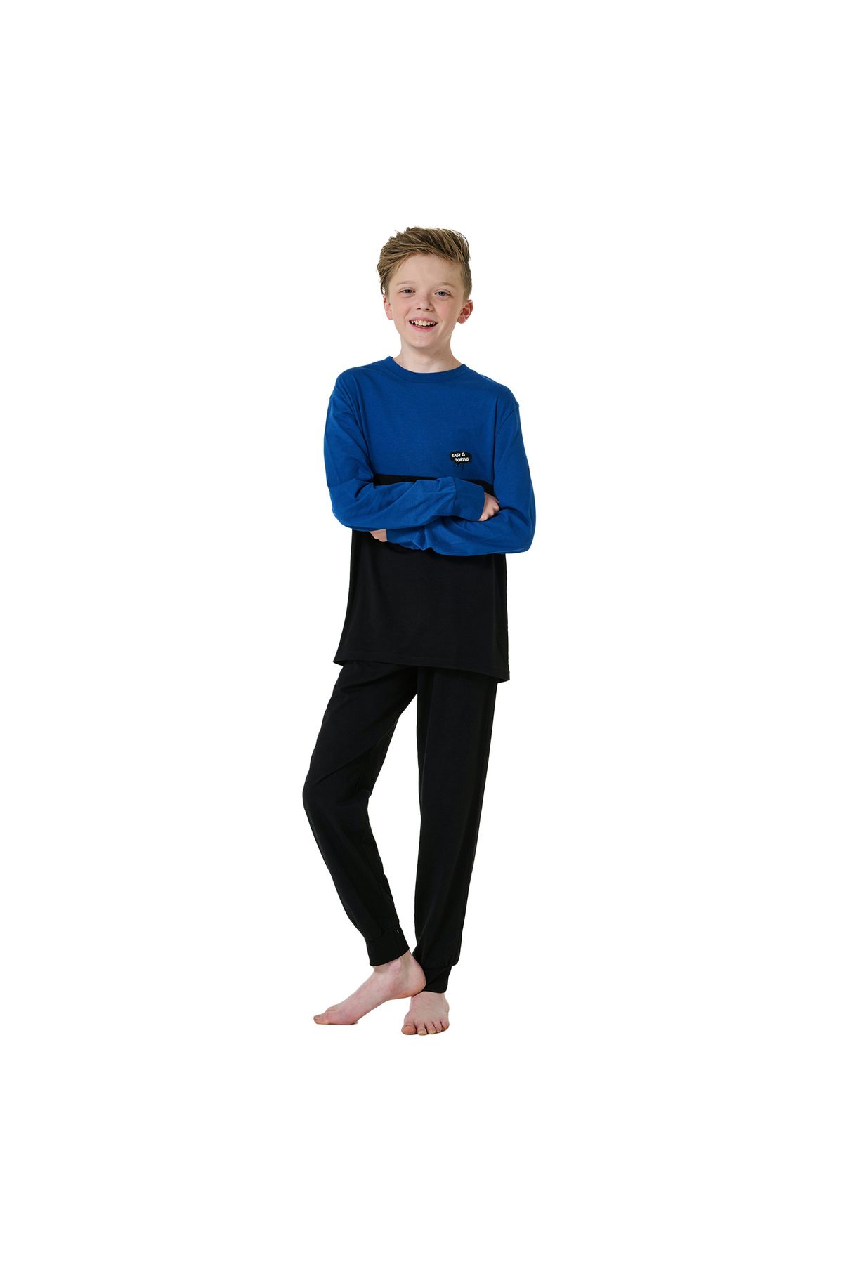 Schiesser-Jungen Schlafanzug Set, 2-tlg. - Nightwear 2, lang, Single-Jersey 3