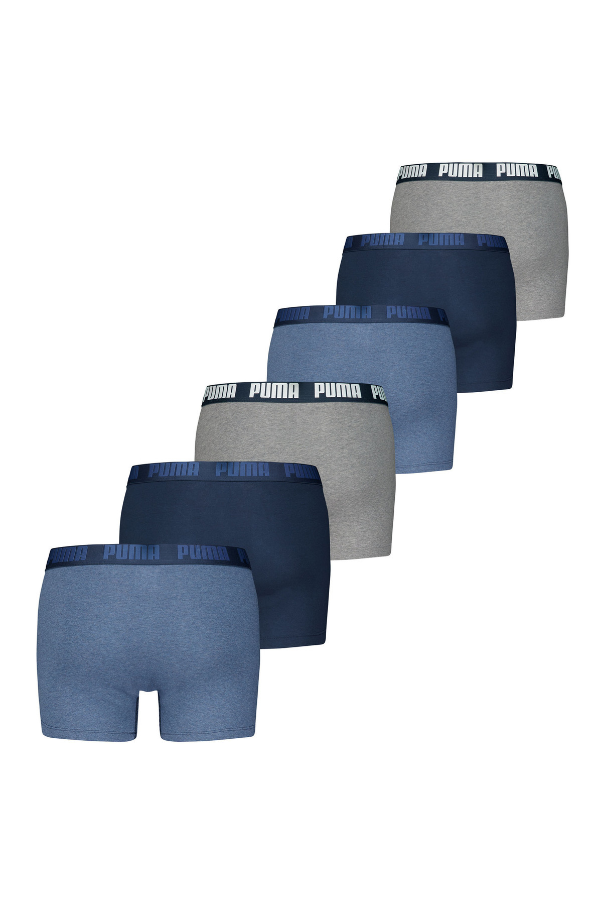 Puma-Herren Boxer Shorts, 6er Pack - Basic Boxer ECOM, Cotton Stretch, Everyday 2
