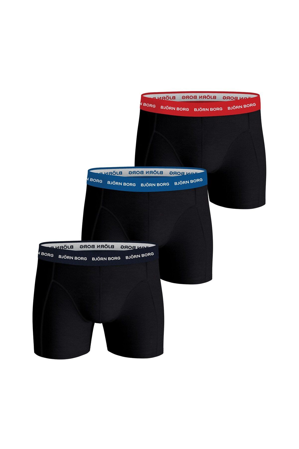 Björn Borg-BJÖRN BORG Herren Boxershorts, 3er Pack - Cotton Stretch Boxer Trunks, Baumwolle, Logobund 1