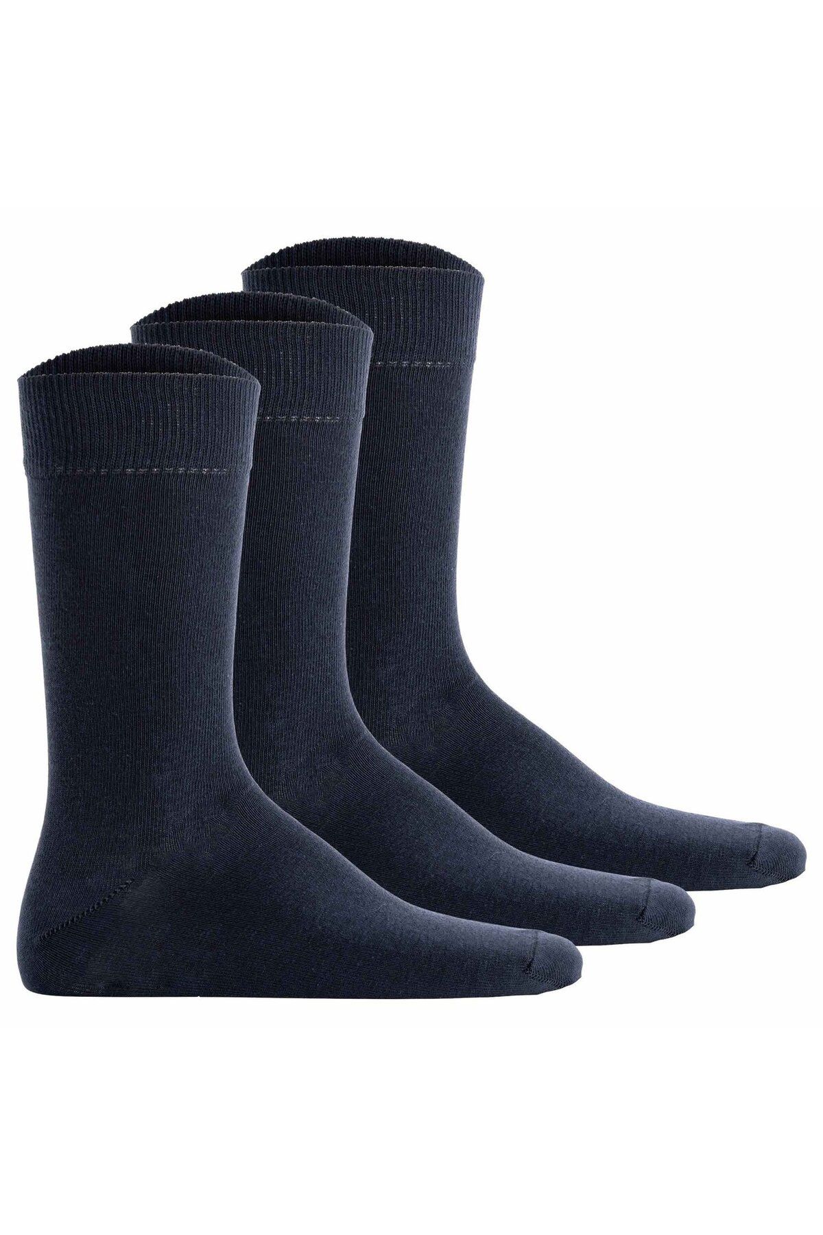 Hudson-Unisex Socken, 3er Pack - Simply, Basic Socken, einfarbig 4