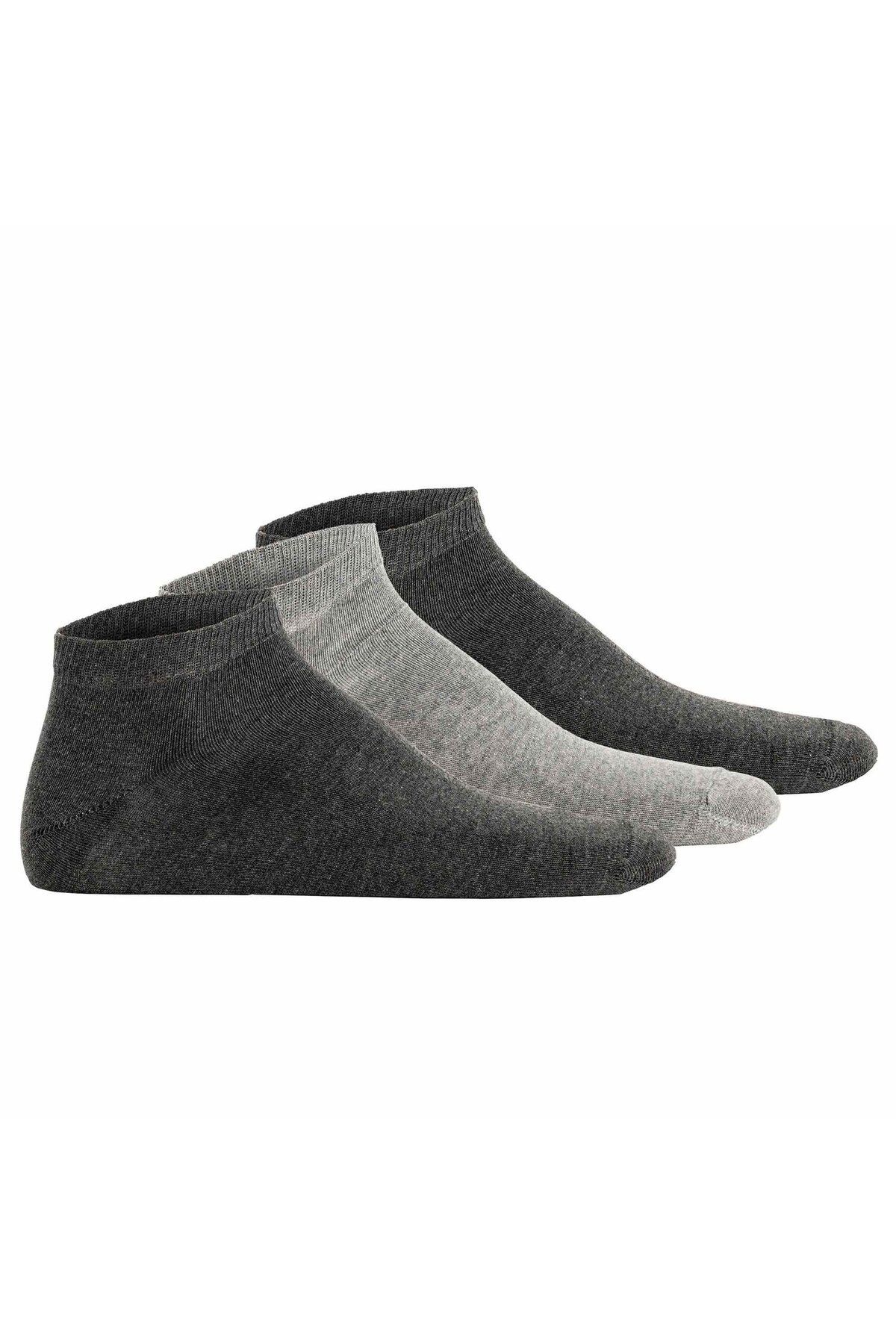Hudson-Unisex Sneakersocken, 3er Pack - Simply, kurze Socken, einfarbig 6