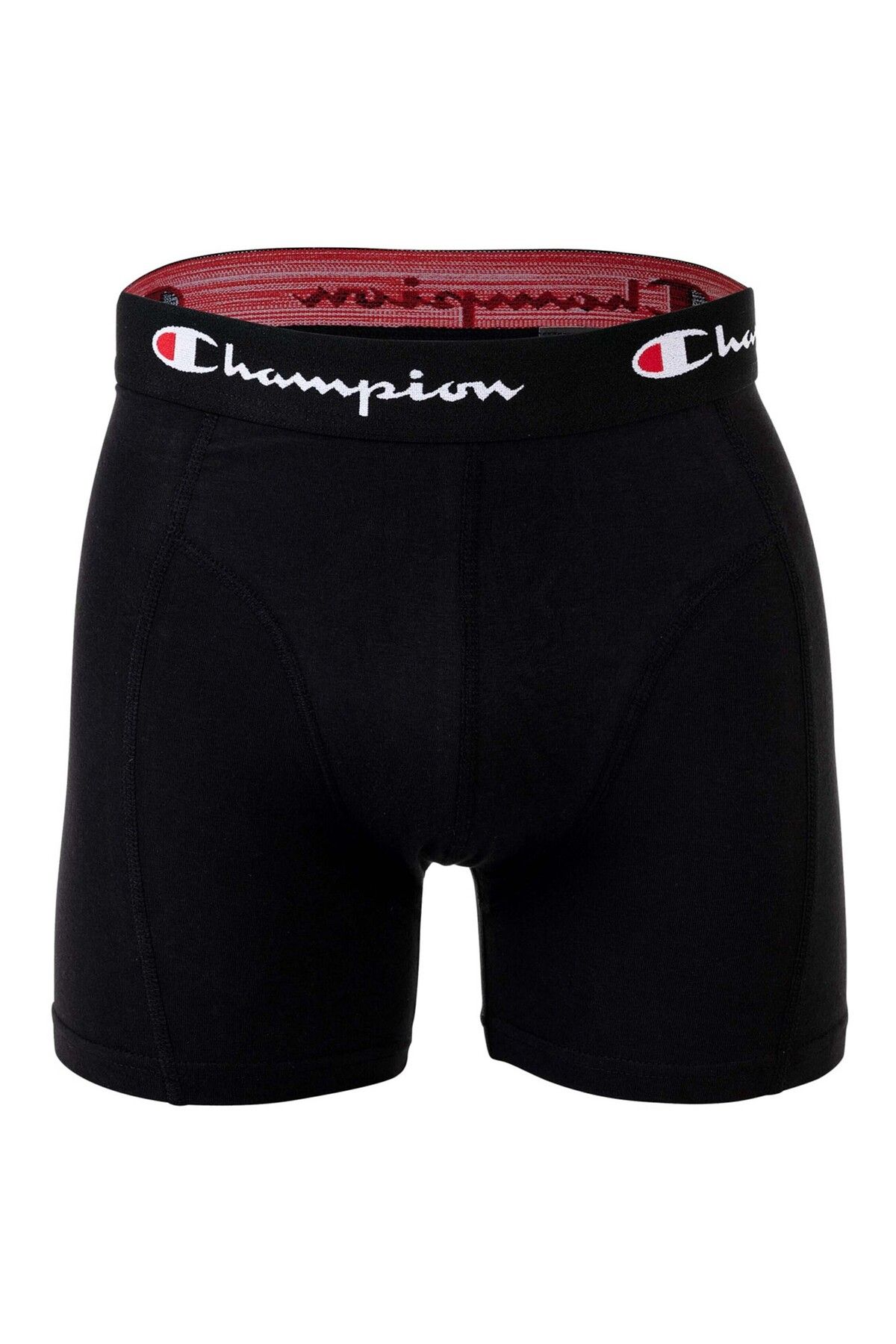 Champion-Herren Boxershorts, 4er Pack - Baumwolle, Logobund, einfarbig 4