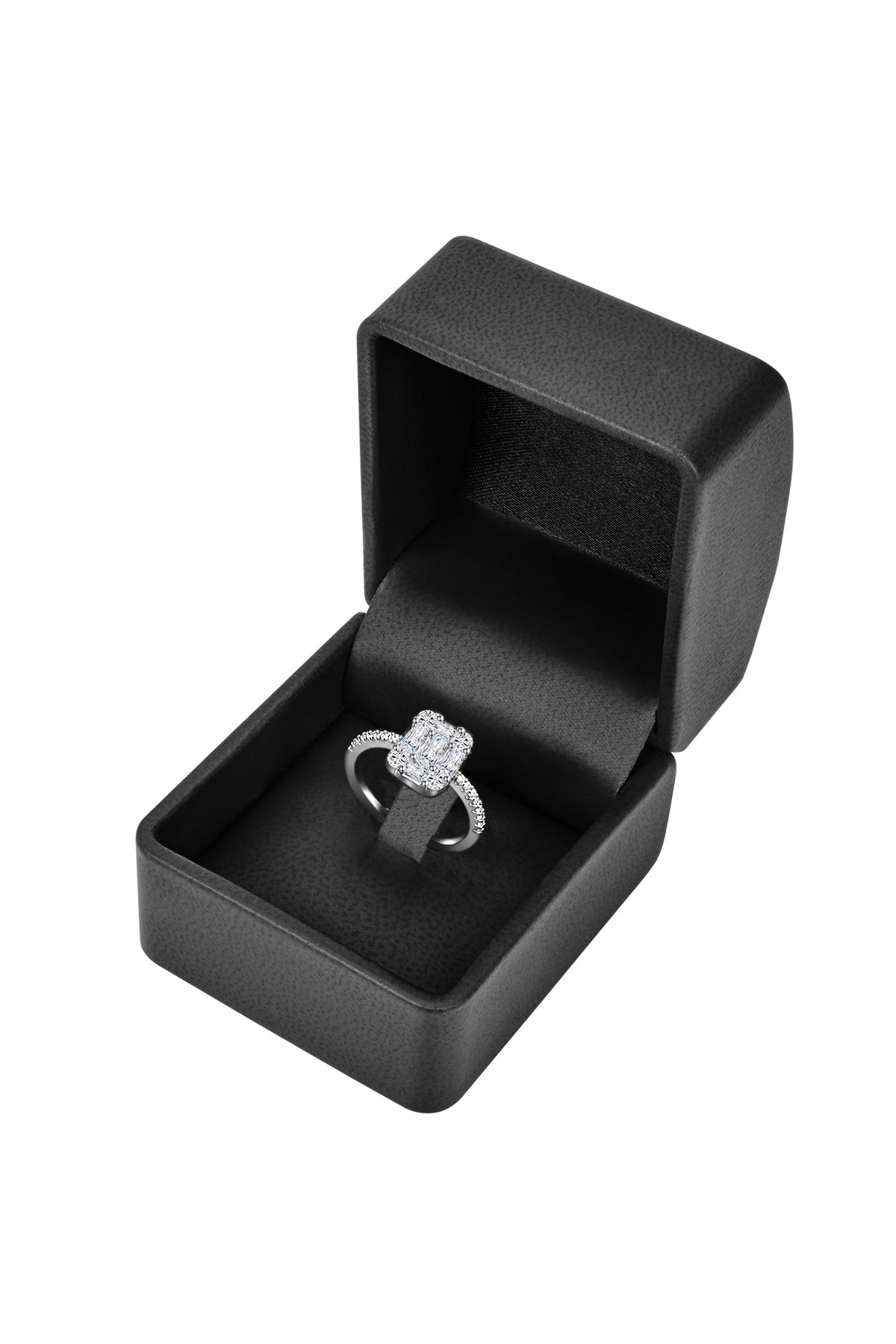 Trilani-Silberring Ring Sterling Silber Zirkonia weiß 4