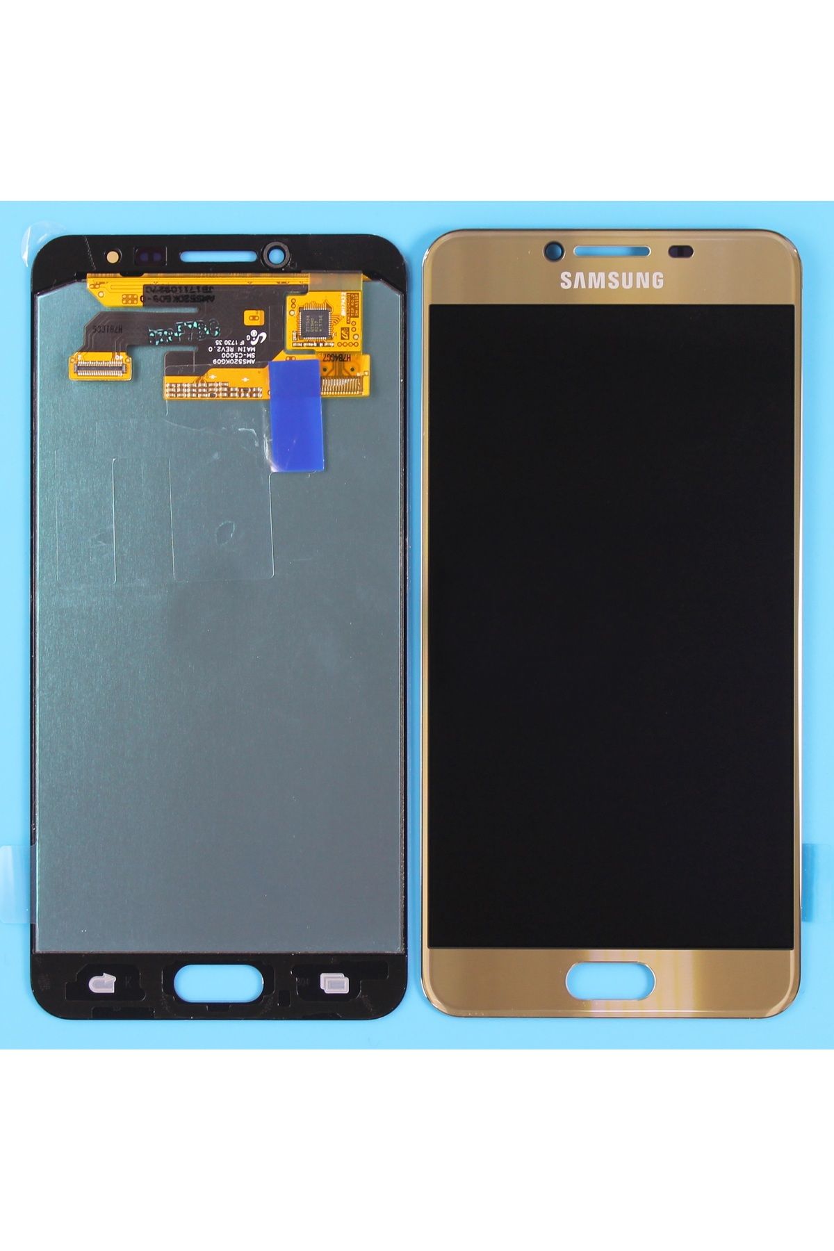 VOROBELA SAMSUNG C5 lcd ekran C5000 Uyumlu gold servis