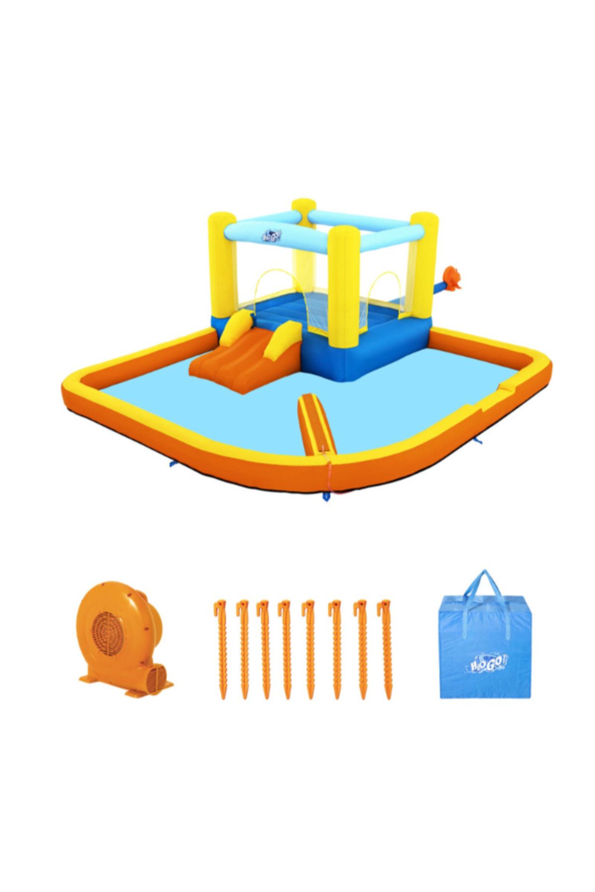 BESTWAY-H2Ogobeach Bounce Water Park 365X340X152Cm 26-53381 7