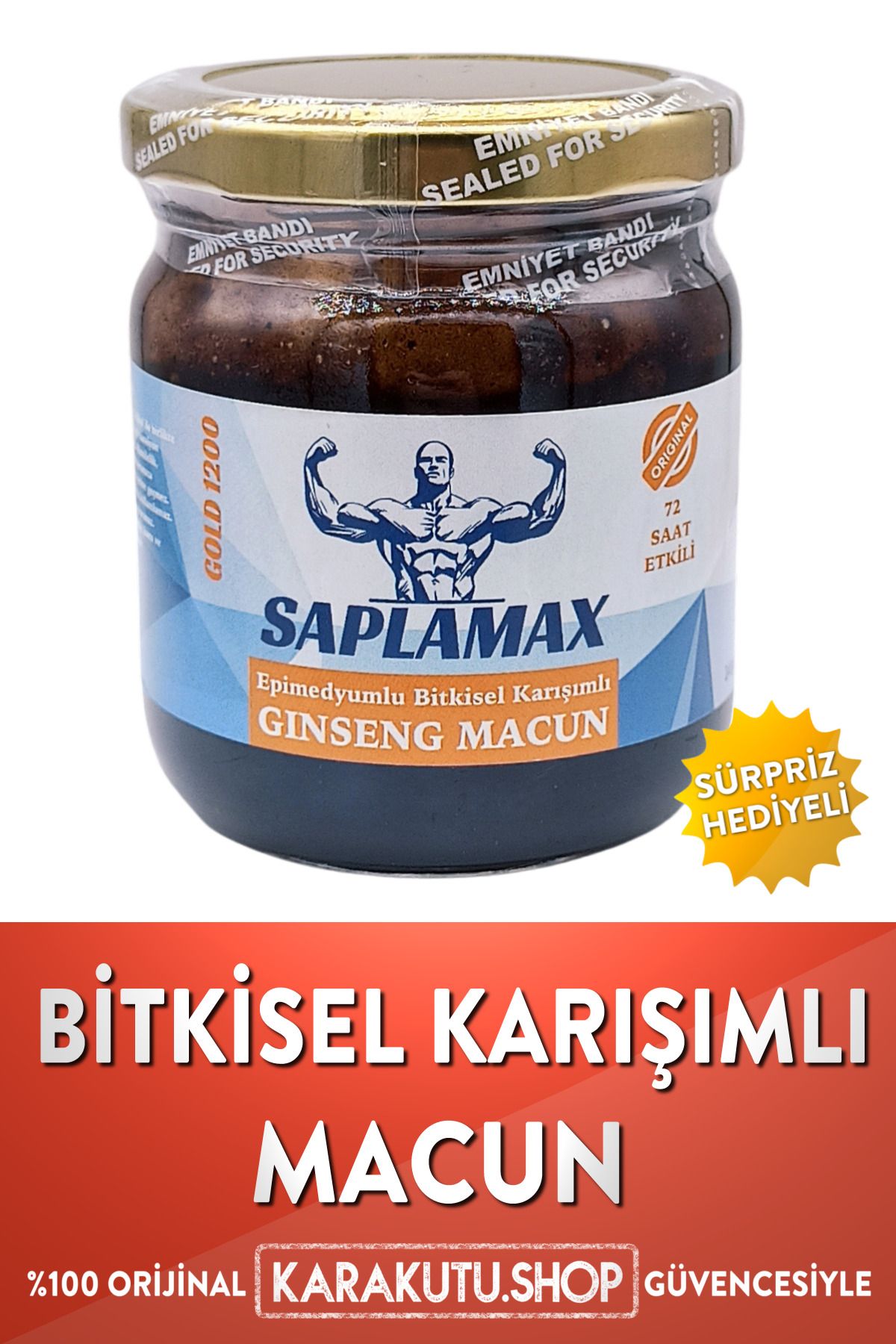 Saplamax Kuvvet Atom Macunu Bitkisel Karışımlı Macun Saplamax