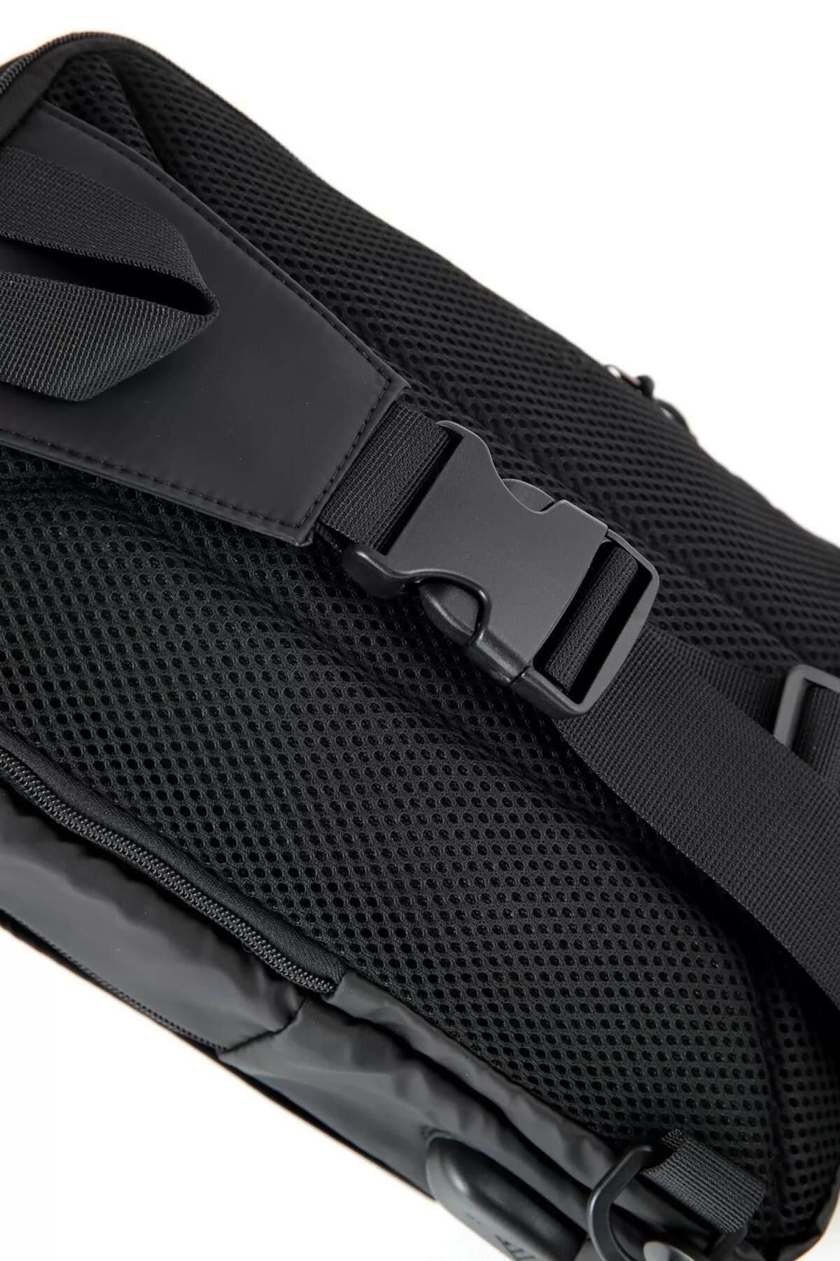 ÇÇS-Black Men's Body Bag Backpack Ççs31183 3