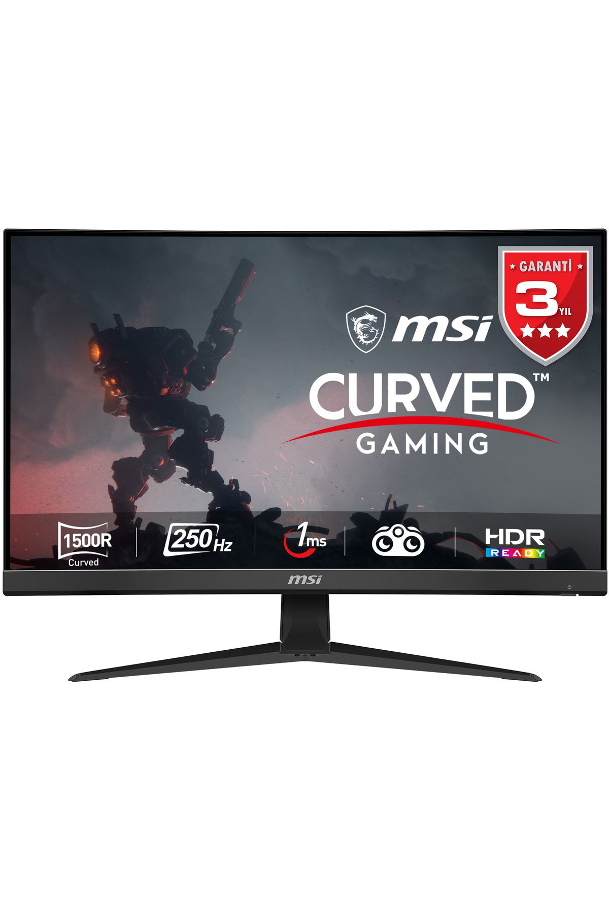 MSI 27 G27C4X 1920x1080 (FHD) 16:9 CURVE 1500R VA 250HZ 1MS FREESYNC PREMIUM GAMING MONITOR