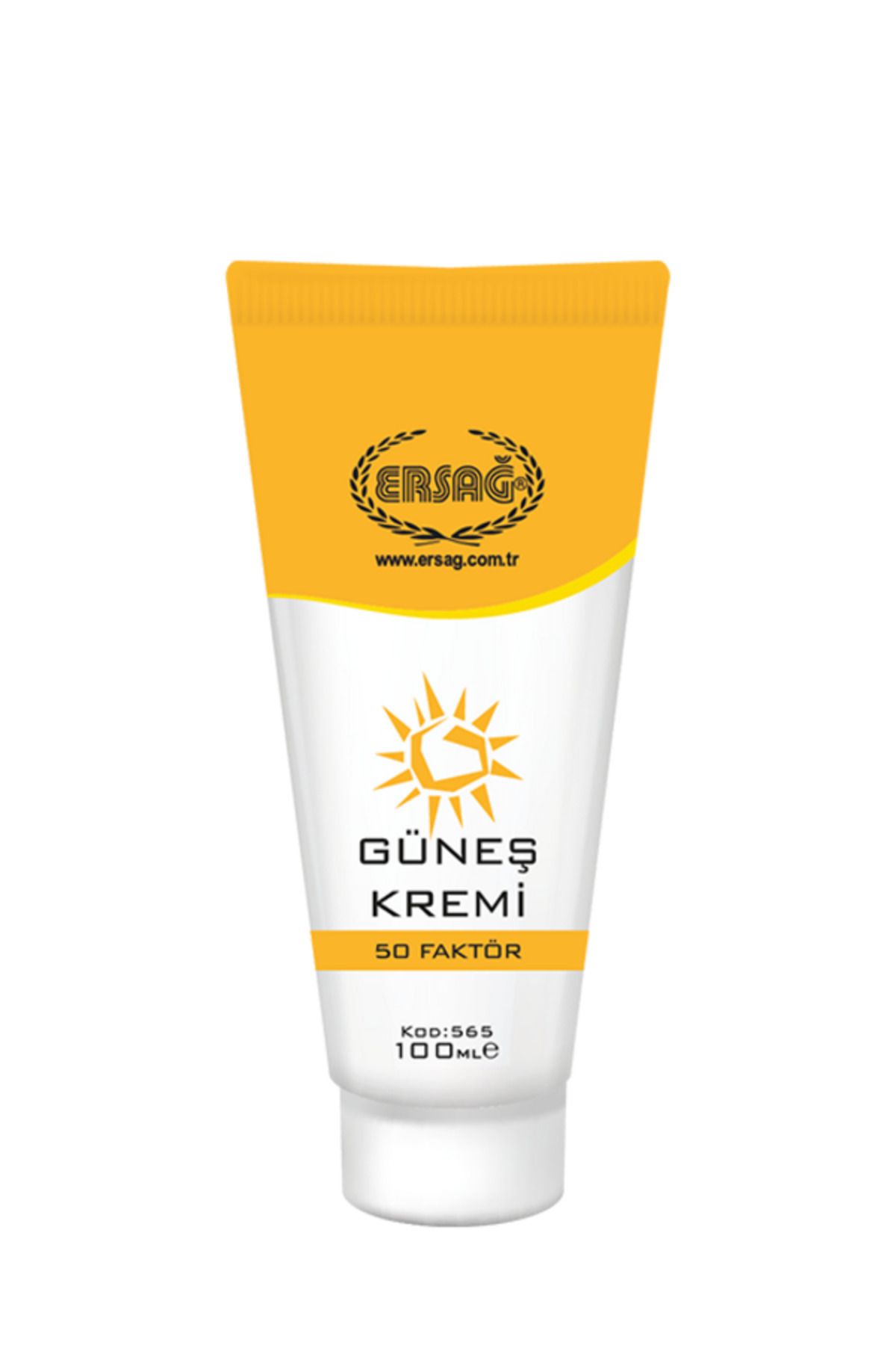 Ersağ YÜZ GÜNEŞ KREMİ 50 FAKTÖRLÜ 100 ml