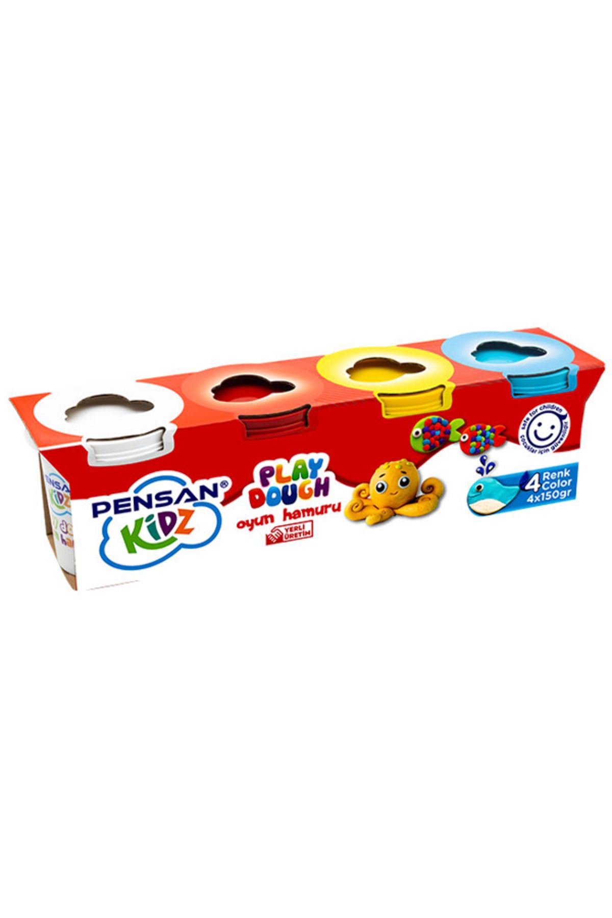 Pensan Kids %100 Yerli Oyun Hamuru 4x150 gr