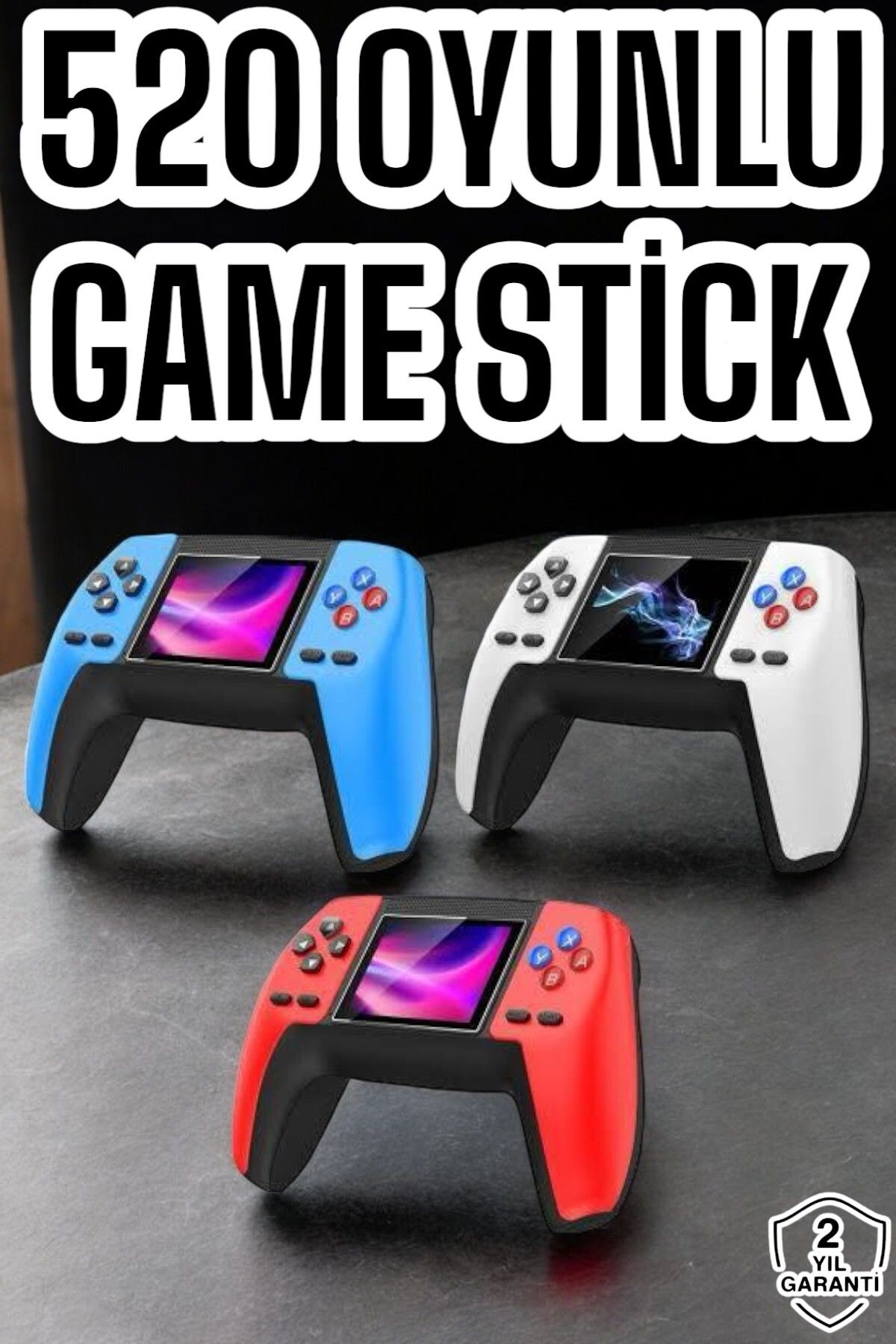 ASTRALTECH Game Stick Oyun Konsolu 520 Oyunlu Retro Oyunlu Led Ekran