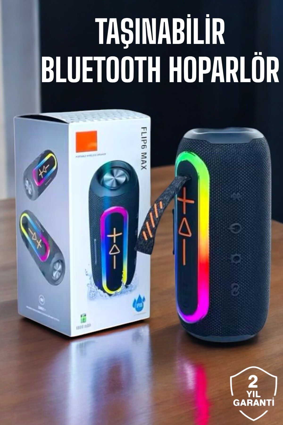 techthore Bluetooth Hoparlör Kablosuz Yüksek Ses Kaliteli Şarj Edilebilir