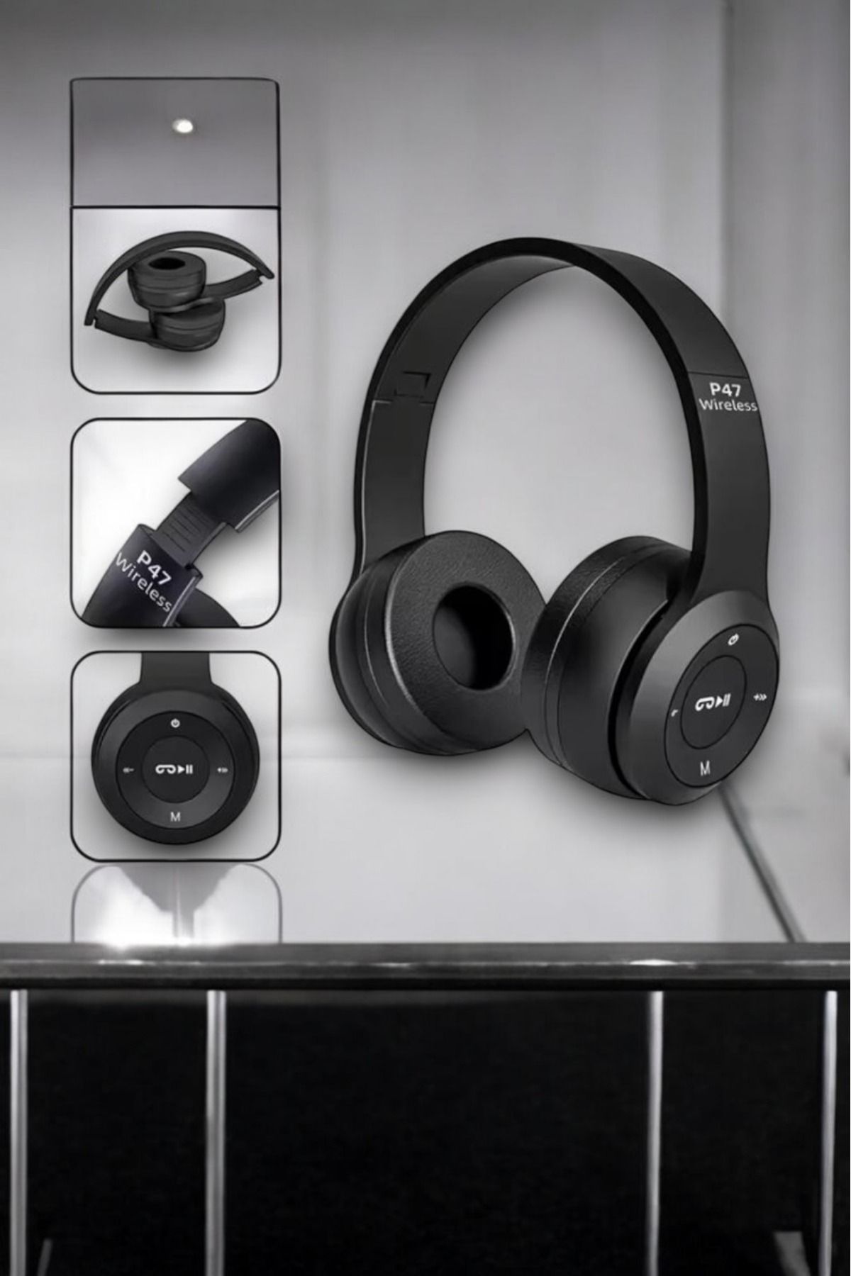 FTA TİCARET Kulak Üstü TF Kart ve AUX Destekli Ergonomik Bluetooth Kulaklık