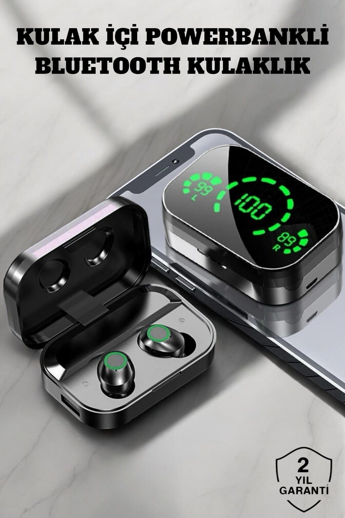 esey ticaret Bluetooth Kulaklık Mikrofonlu Dokunmatik Kontrol ANC Özelliği