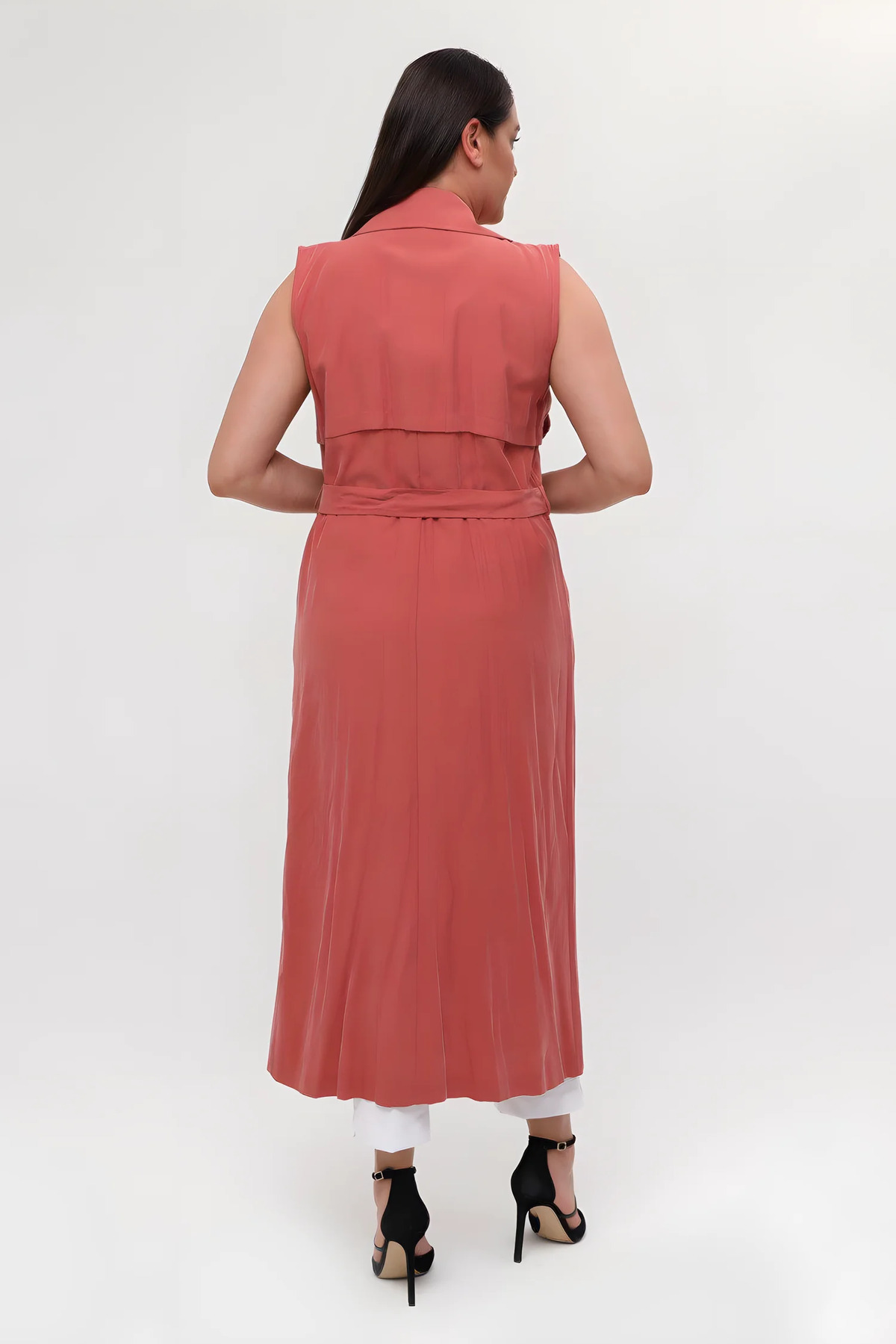 Hanezza-Stylish and Comfortable: Plus Size Women's Ankle Length Vest 5