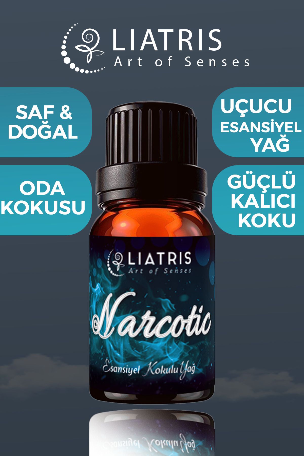 liatris Narcotic esansiyel uçucu yağ,hava nemlendirici,buhurdanlık,oda parfümü 10ml %100 Saf & doğal koku