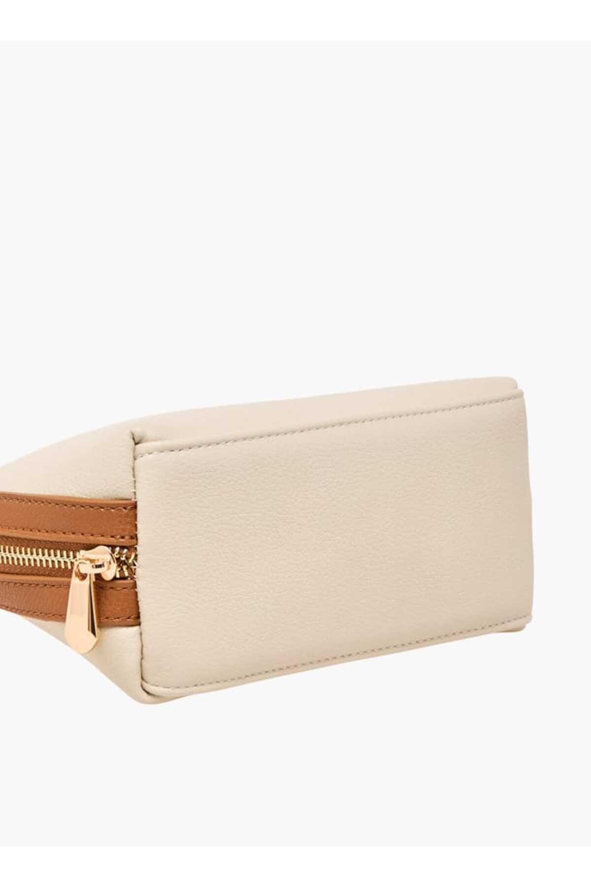 Missy-Panelled Crossbody Bag with Detachable Strap and Zip Closure 6