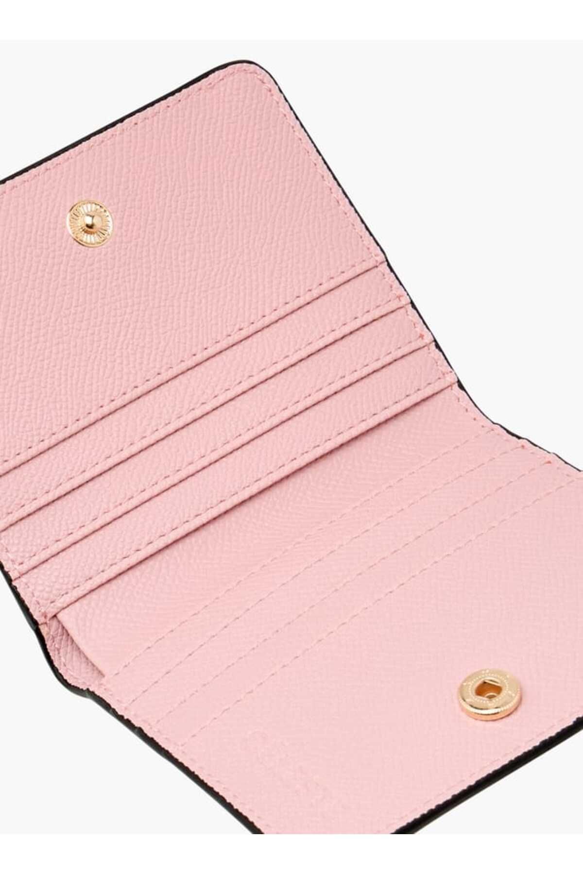 Celeste-Textured Wallet with Button Closure 5