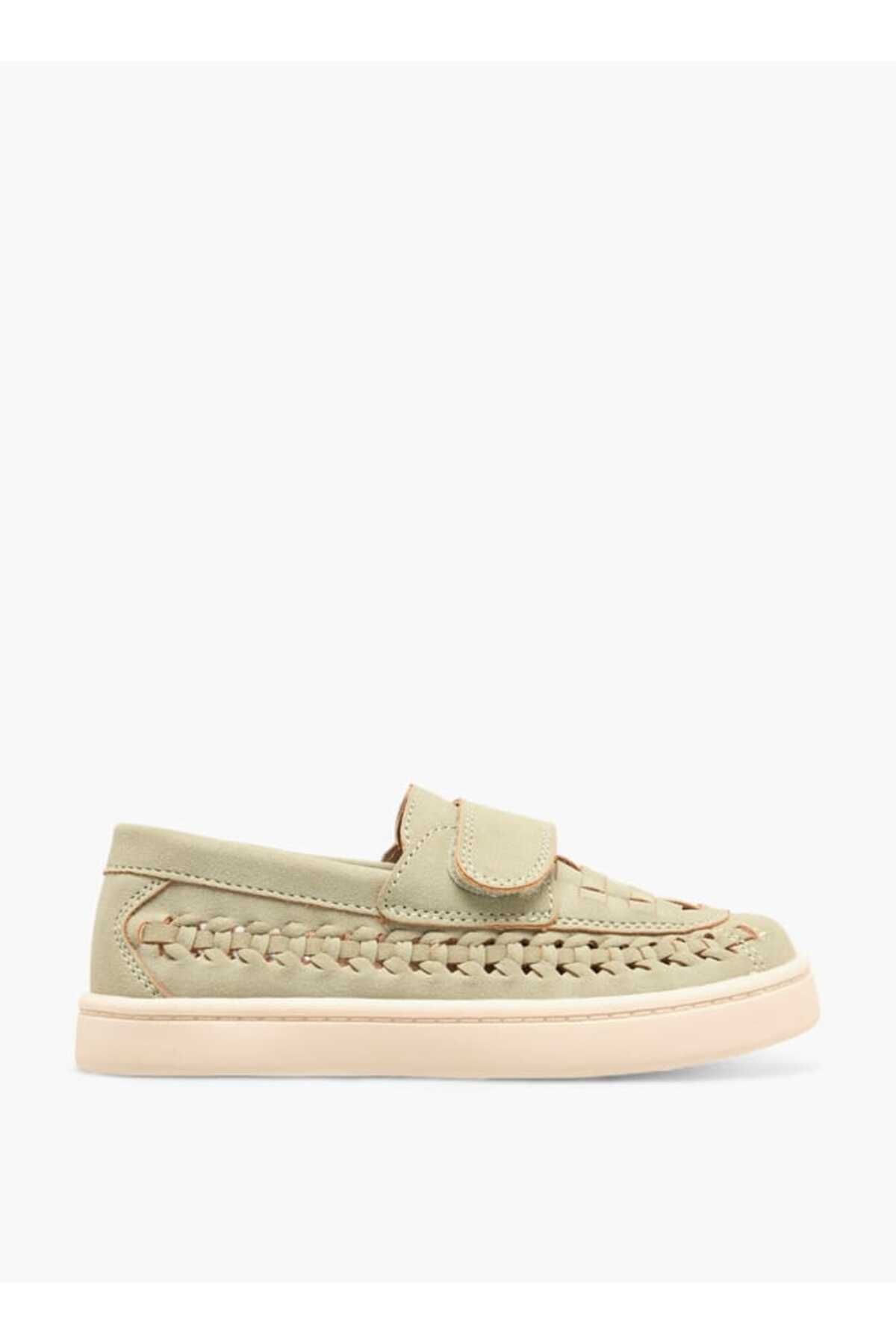 Barefeet-Weave Textured Loafers with Hook and Loop Closure 3