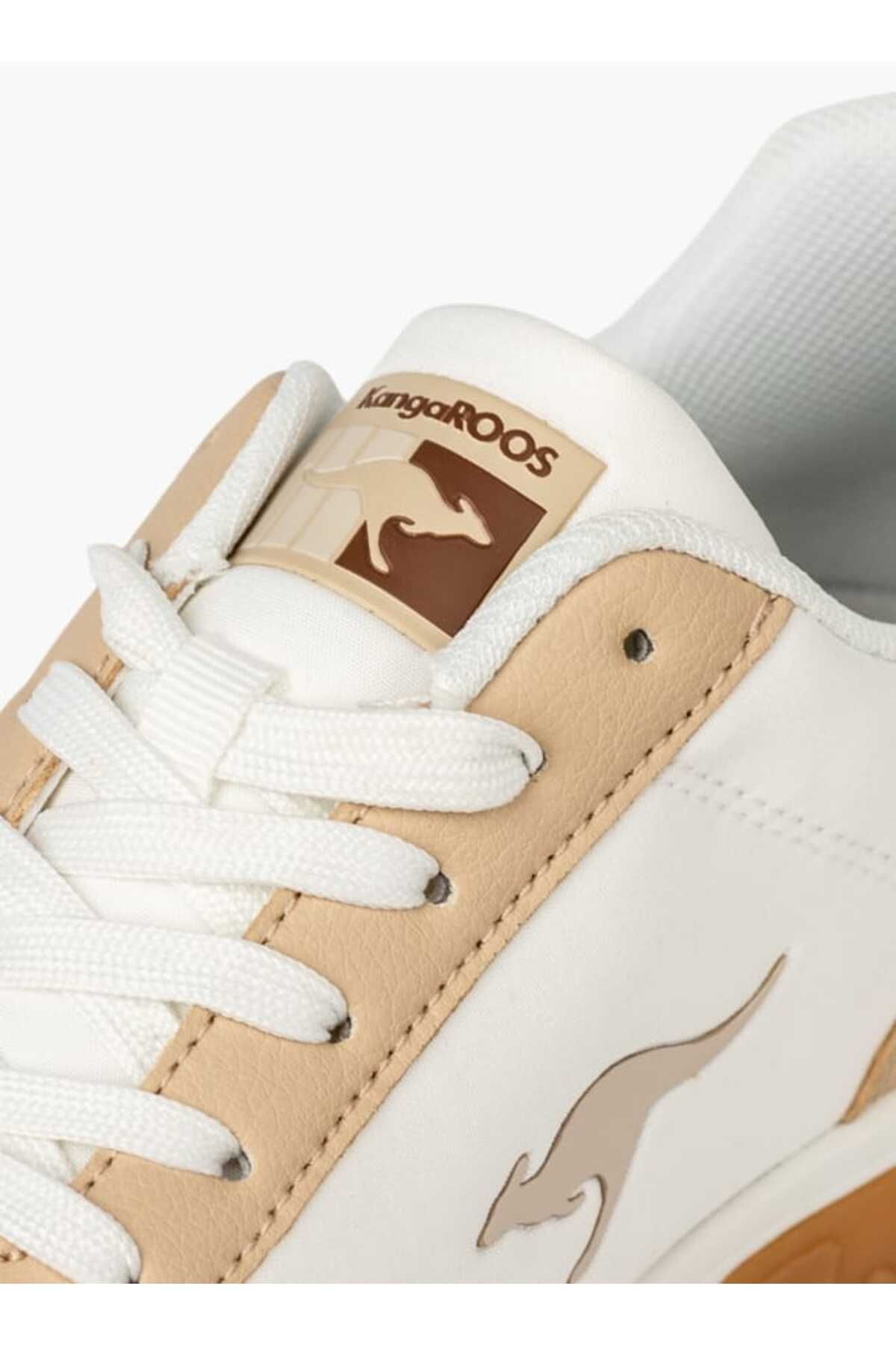 Kangaroos-Women's Logo Detail Walking Shoes with Lace-Up Closure 5