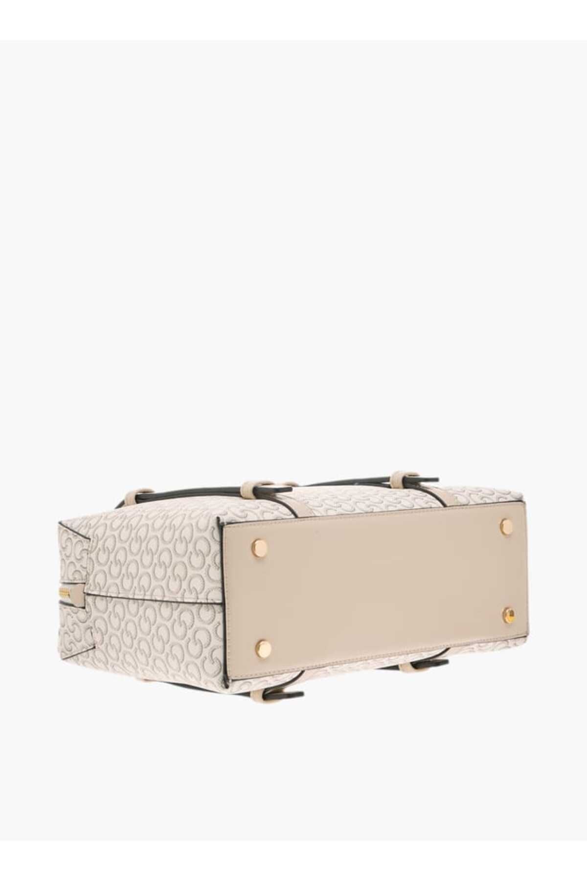Celeste-Monogram Print Tote Bag with Detachable Strap and Handles 7