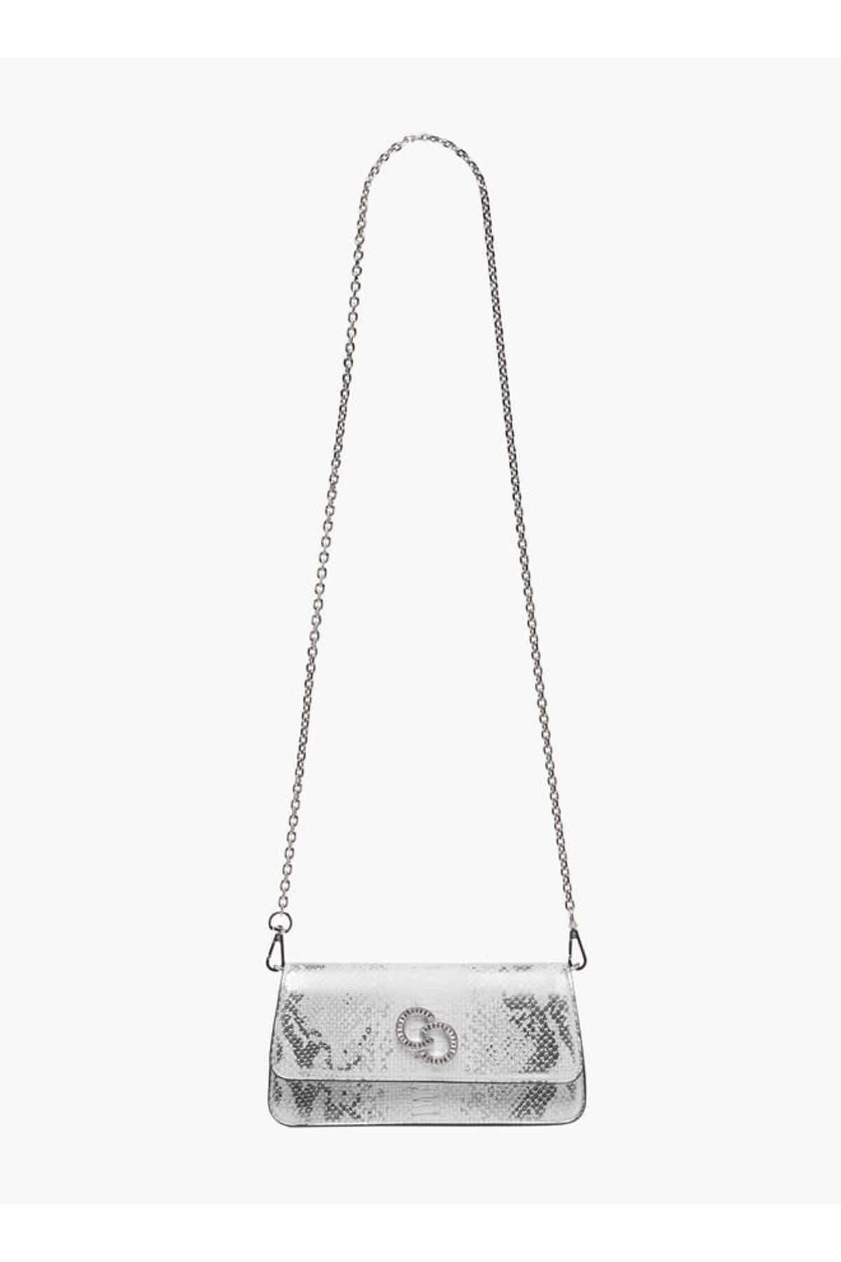 Celeste-Animal Textured Crossbody Bag with Detachable Strap 2