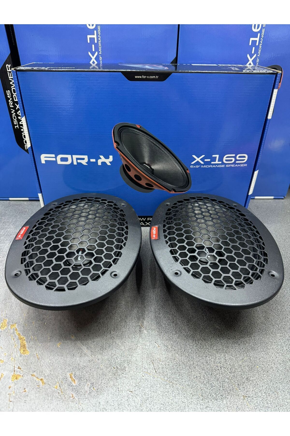 FORX5 300watt 150rms 6x9 Midrange