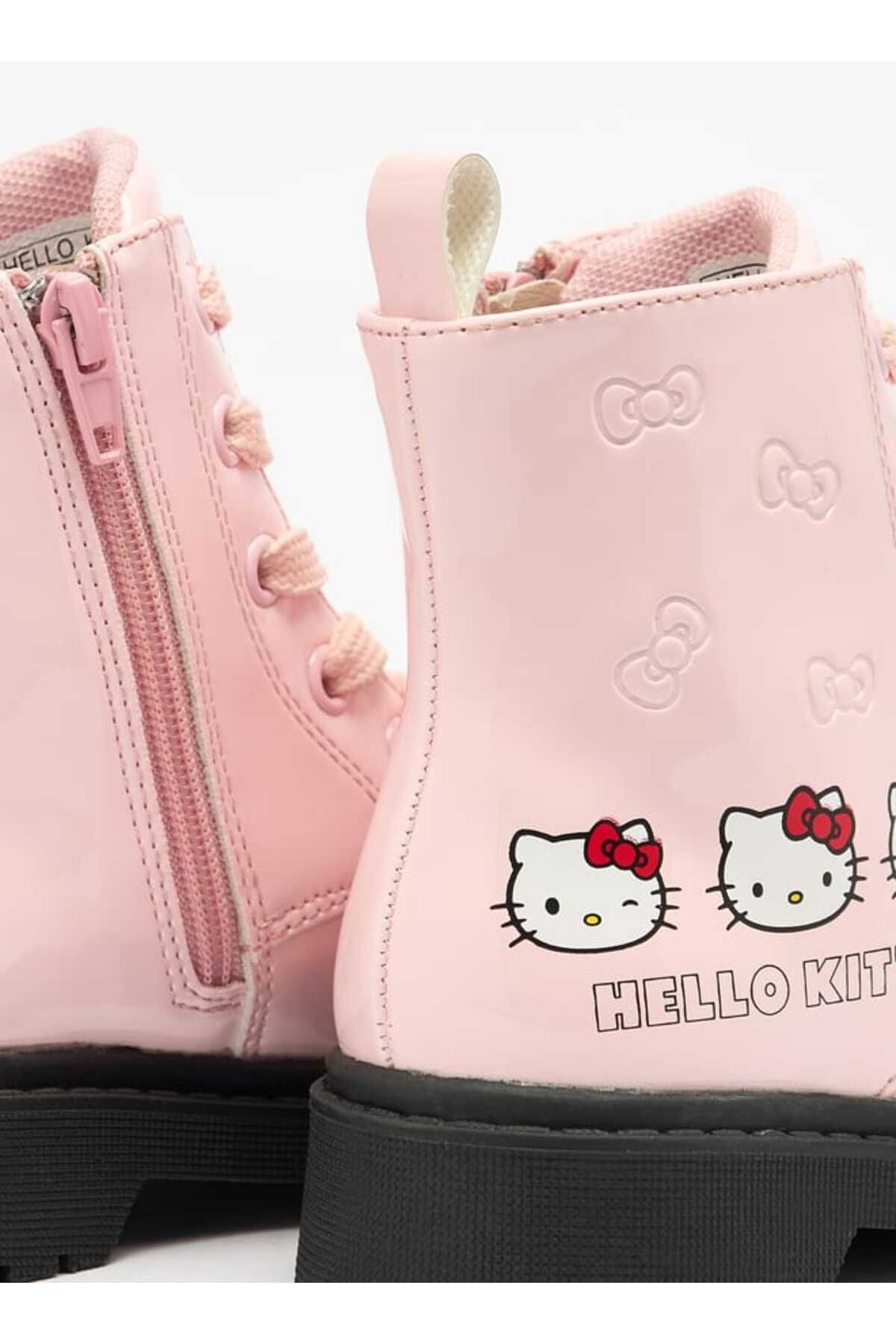 Hello Kitty-طباعة أحذية الكاحل مع إغلاق بسحاب 4