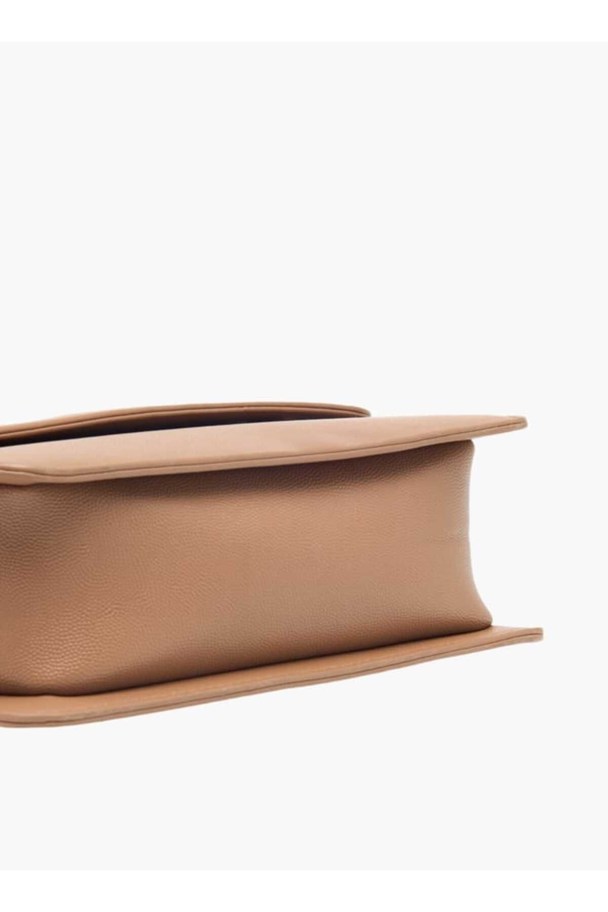 Flora Bella by Shoexpress-Flora Bella Solid Satchel Bag with Detachable Strap and Wallet 6