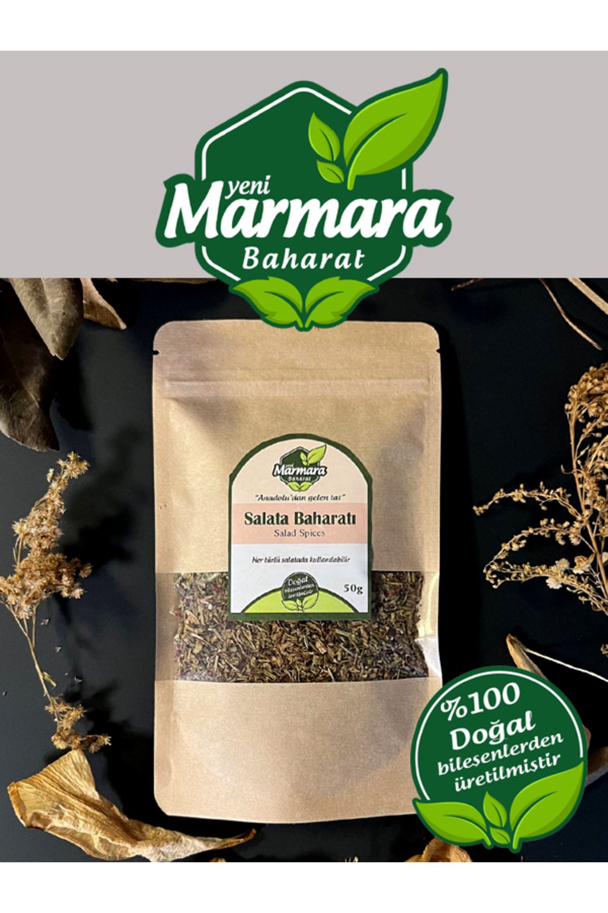 MARMARA BAHARAT Salata Baharatı 50 Gr Kilitlenir Ambalaj