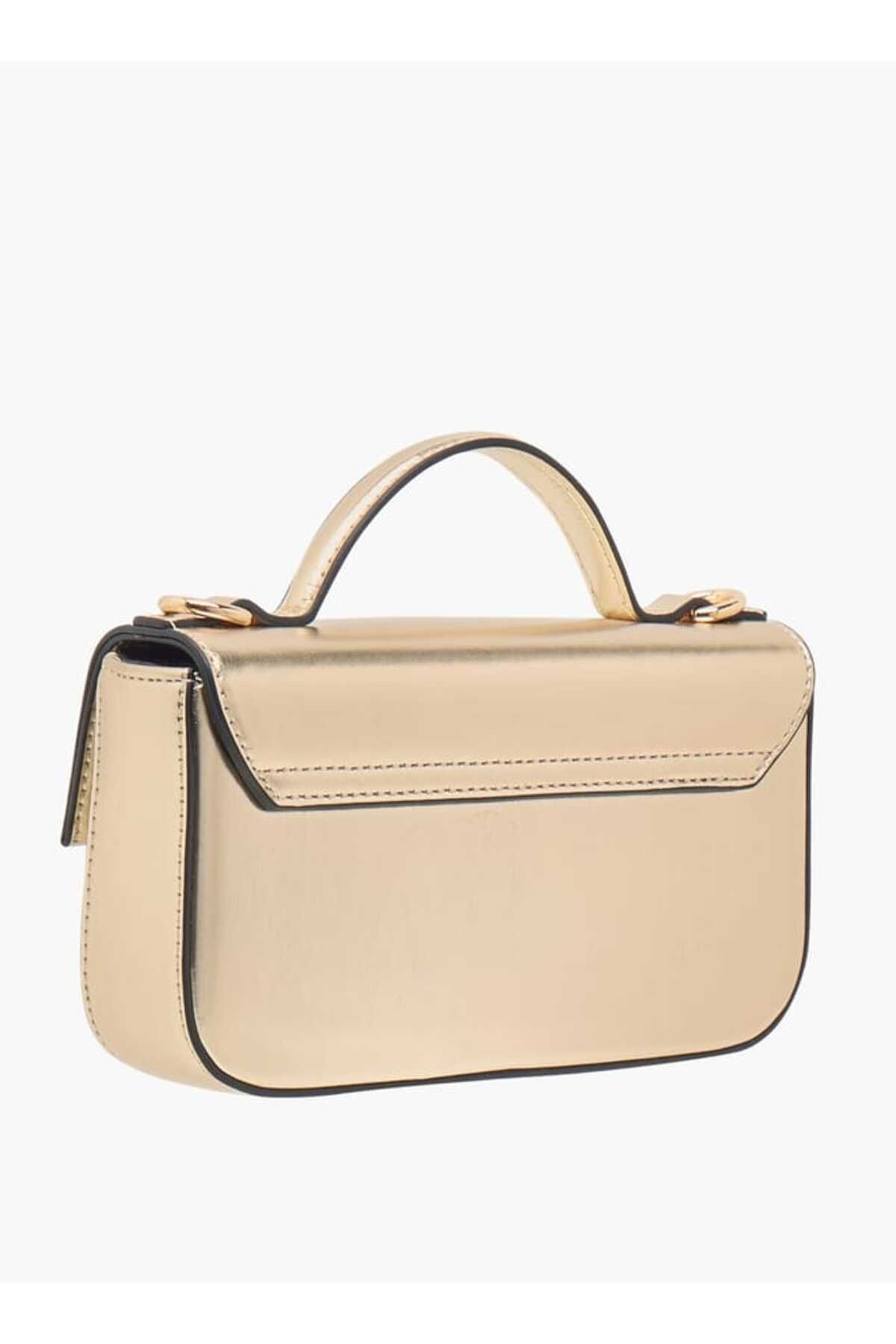 Celeste-Textured Satchel Bag with Detachable Strap and Top Handle 3