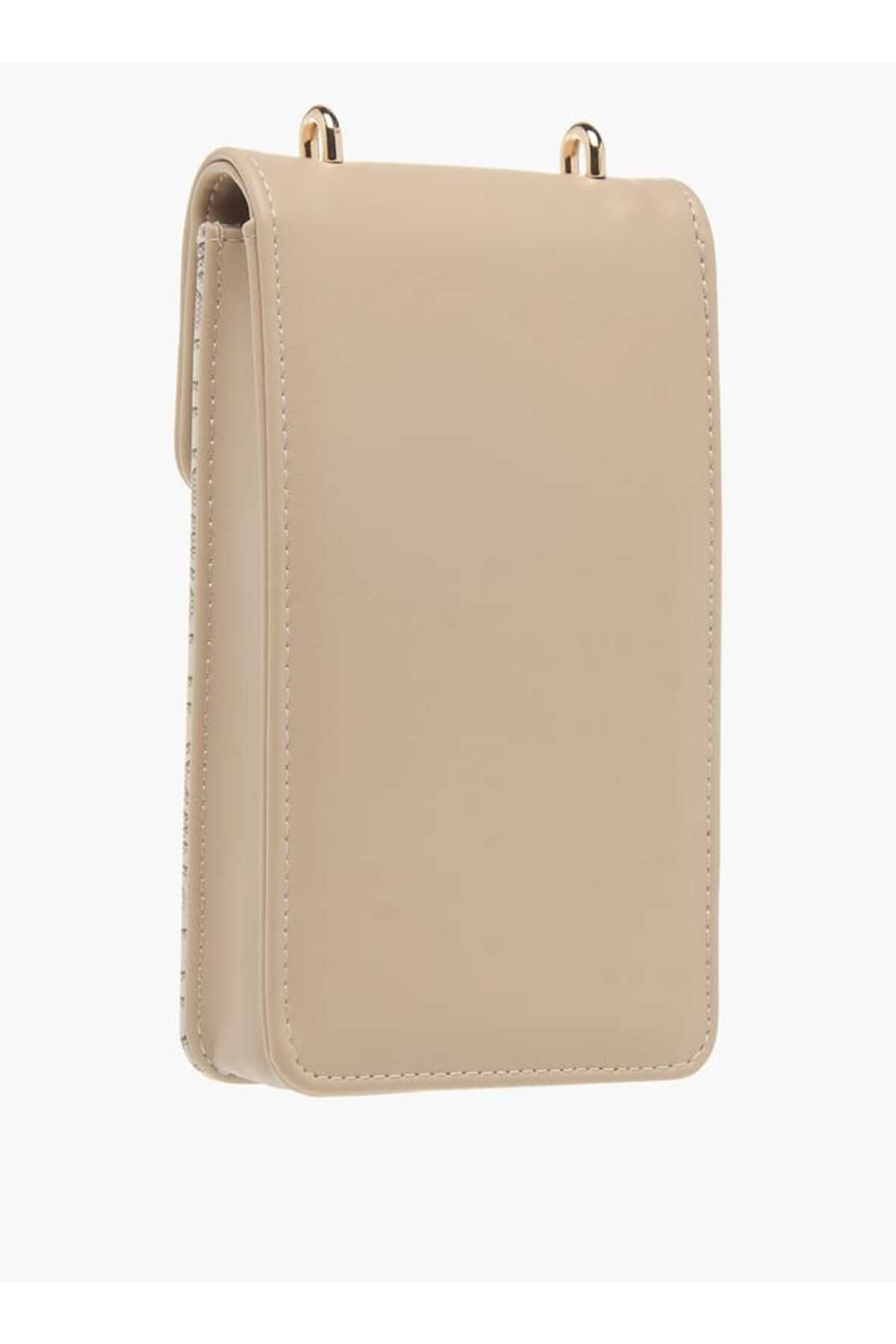 Celeste-Monogram Print Crossbody Bag with Detachable Strap and Flap Closure 3