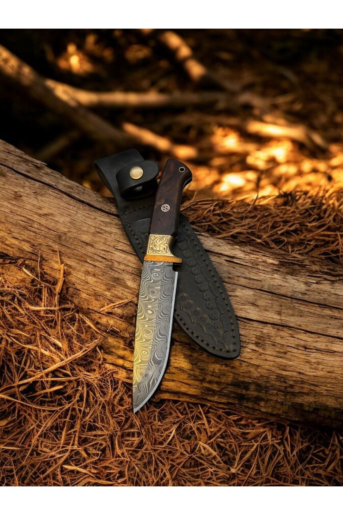 YVZ Damascus Bushcraft Model